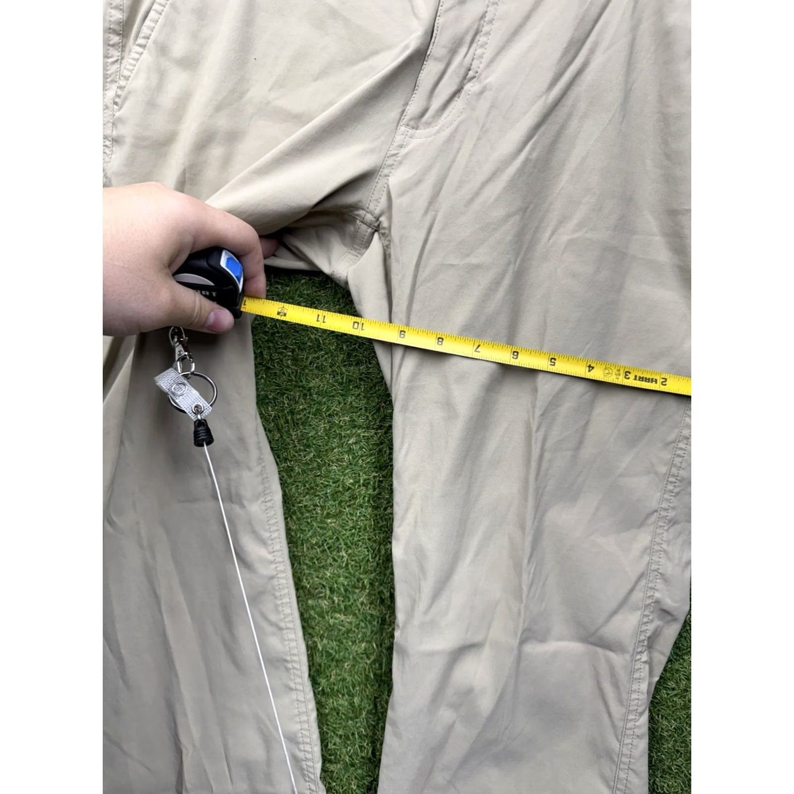 Eddie Bauer Eddie Bauer Travex Pants Mens 33x32 Horizon Guide Flex Performance Hiking Beige Pant Size US 33 - 3 Thumbnail