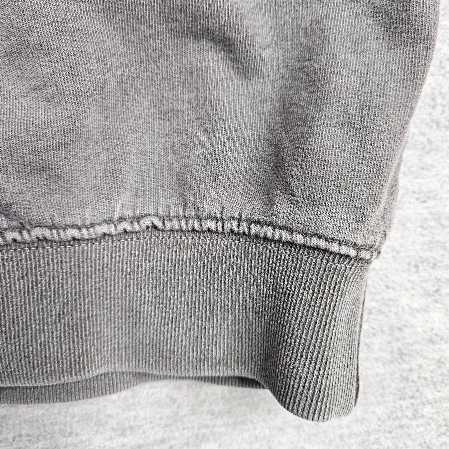 Vintage Clare V. Sweatshirt Women’s Gray Ruffle Shoulder Pullover Size S Regular Knit Cotton Blend Shirt Pullover All Seasons Casual Womens Size S / US 4 / IT 40 - 3 Thumbnail
