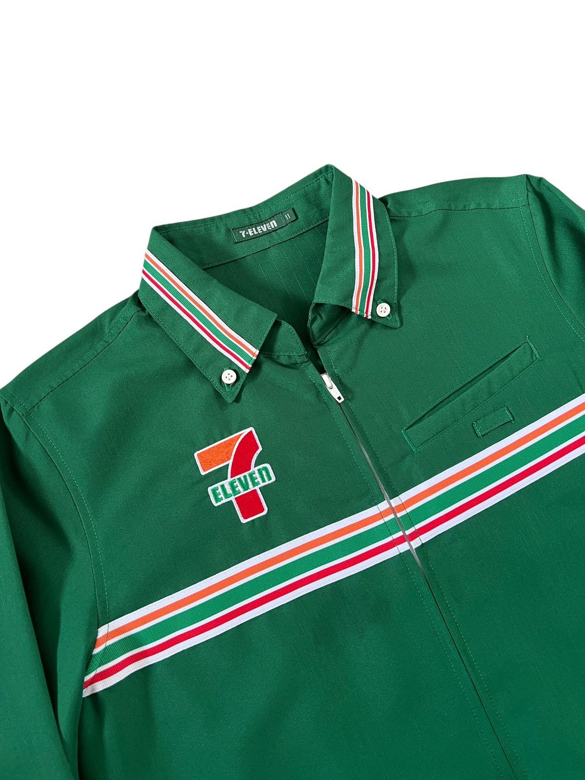 Japanese Brand × Vintage Vintage 7-Eleven Light Zipper Worker Jacket Size US M / EU 48-50 / 2 - 4 Thumbnail