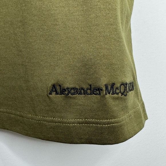 Alexander McQueen Alexander McQueen Harness Colorblock Polo Shirt Khaki Green Size US L / EU 52-54 / 3 - 3 Thumbnail