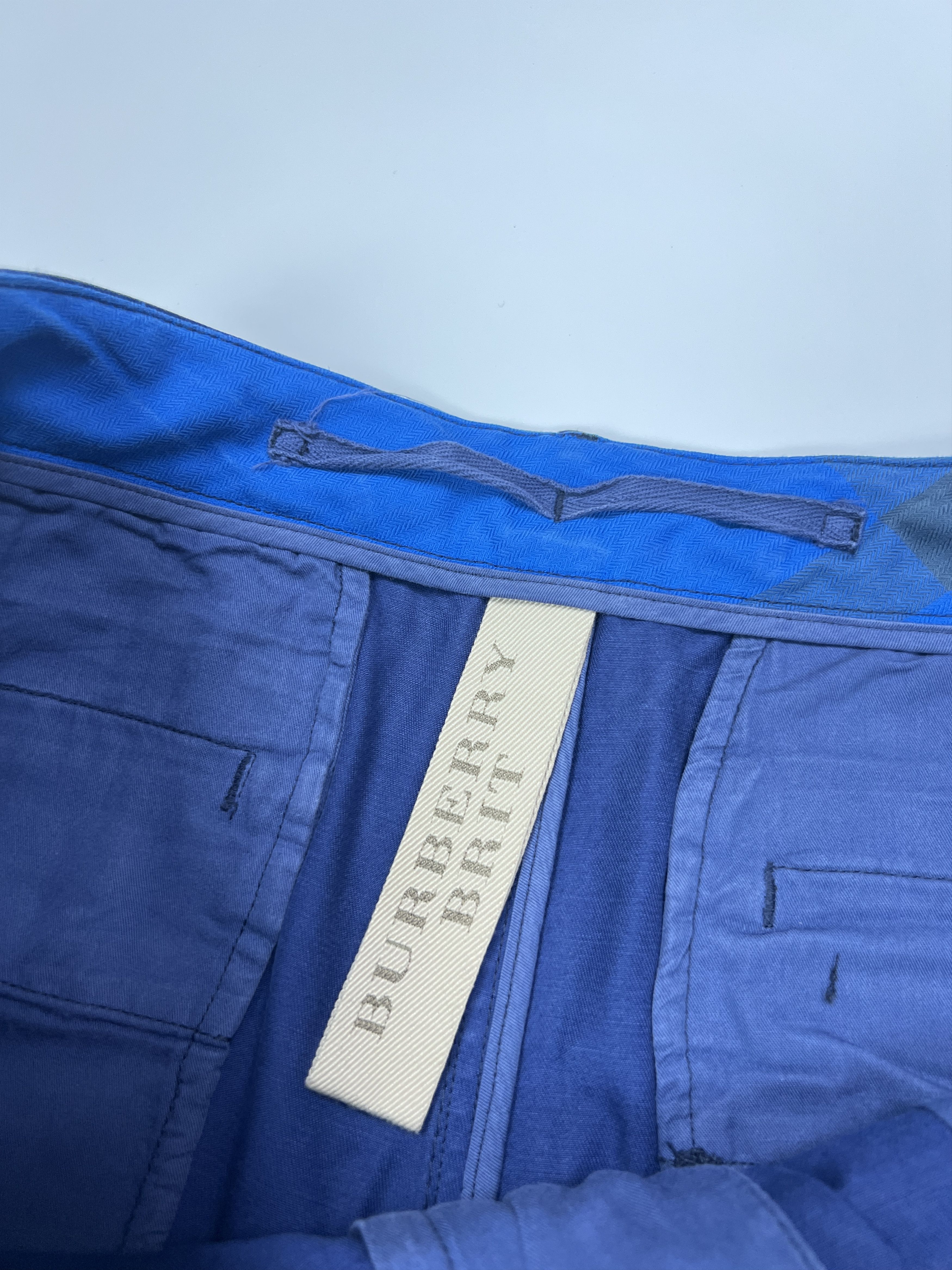 Burberry Burberry Brit Navy Chino Cotton Trousers Pants Size US 36 / EU 52 - 8 Thumbnail