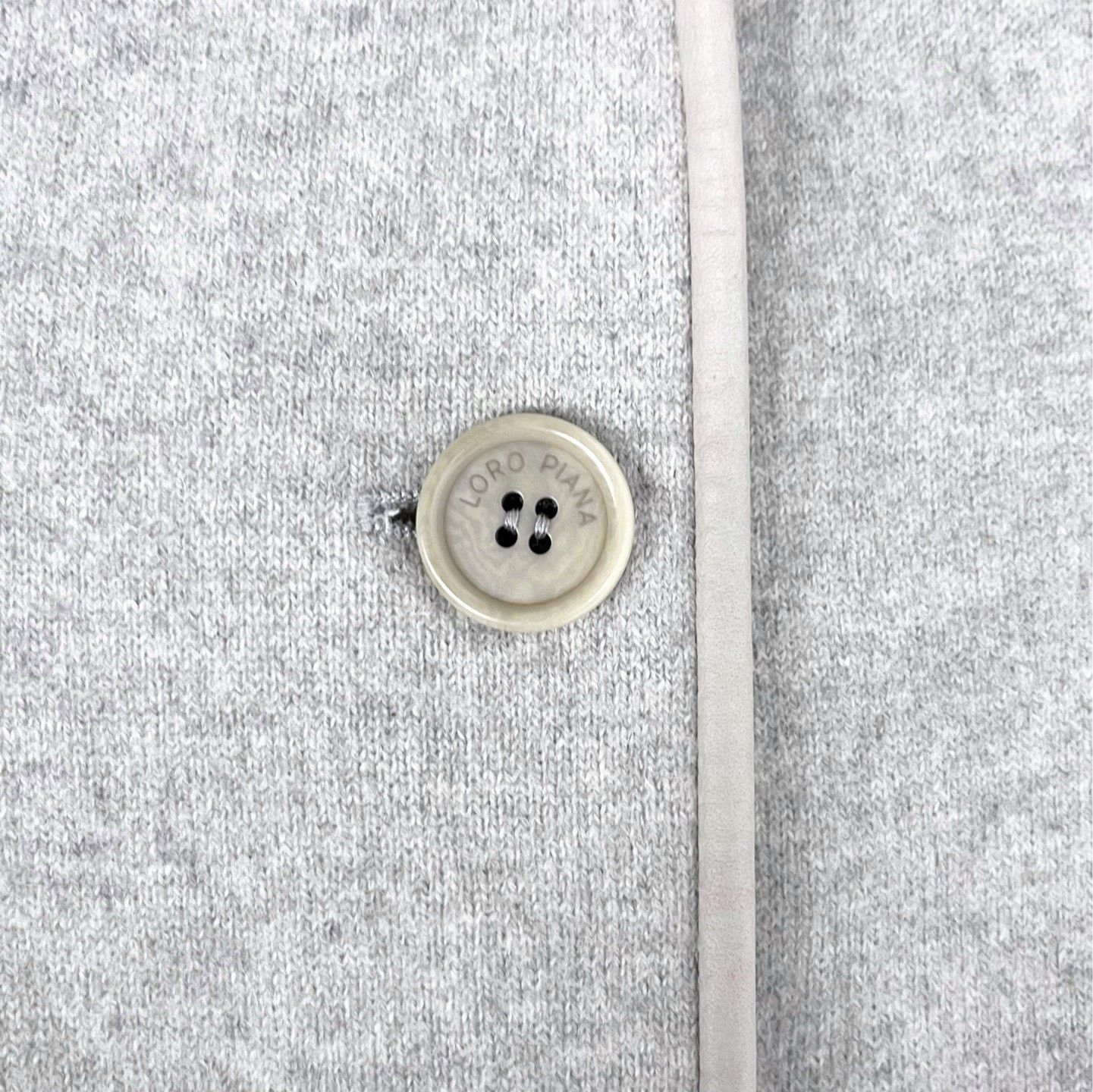 Loro Piana Loro Piana Light Gray Cashmere Leather Trim Vest Size US S / EU 44-46 / 1 - 5 Thumbnail