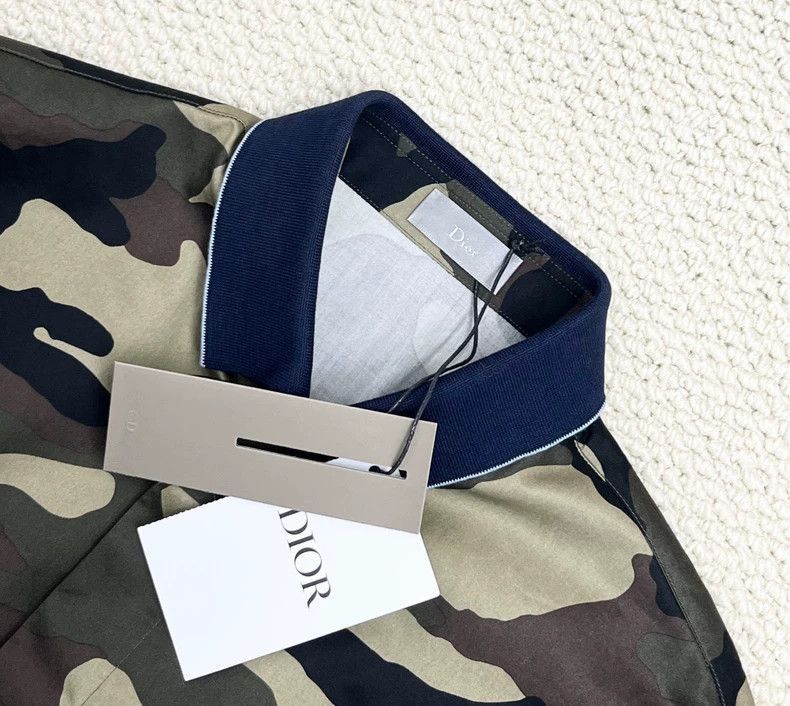 Dior Dior Camouflage Embroidered Short Sleeve Shirt-2506 Size US M / EU 48-50 / 2 - 3 Thumbnail