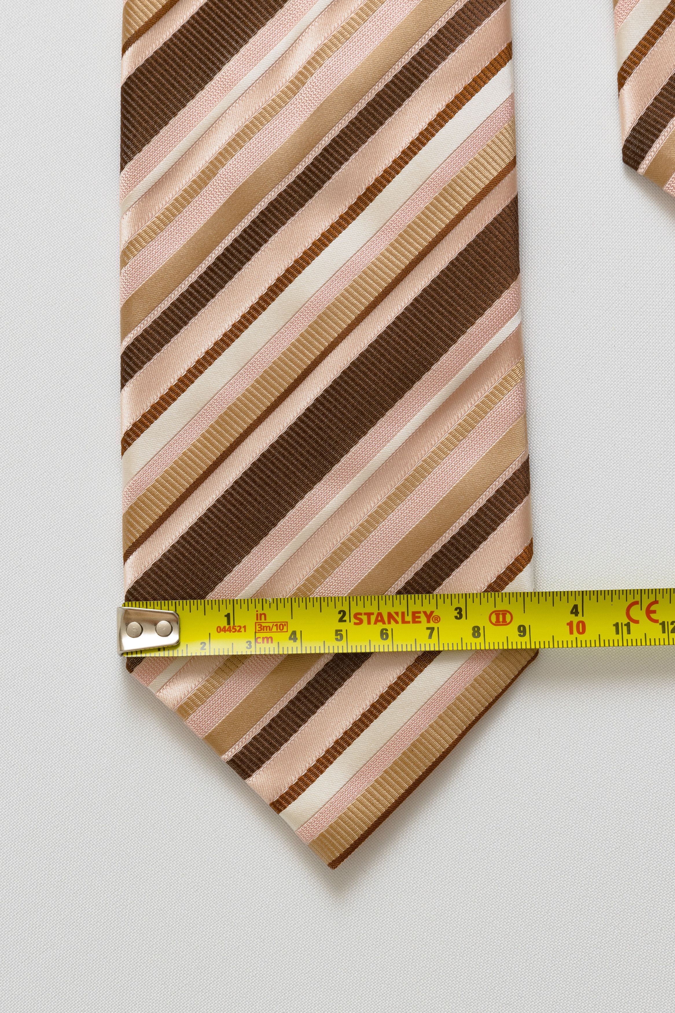 Pal Zileri Pal Zileri Tie striped pattern print necktie silk tie 045 Size ONE SIZE - 4 Thumbnail