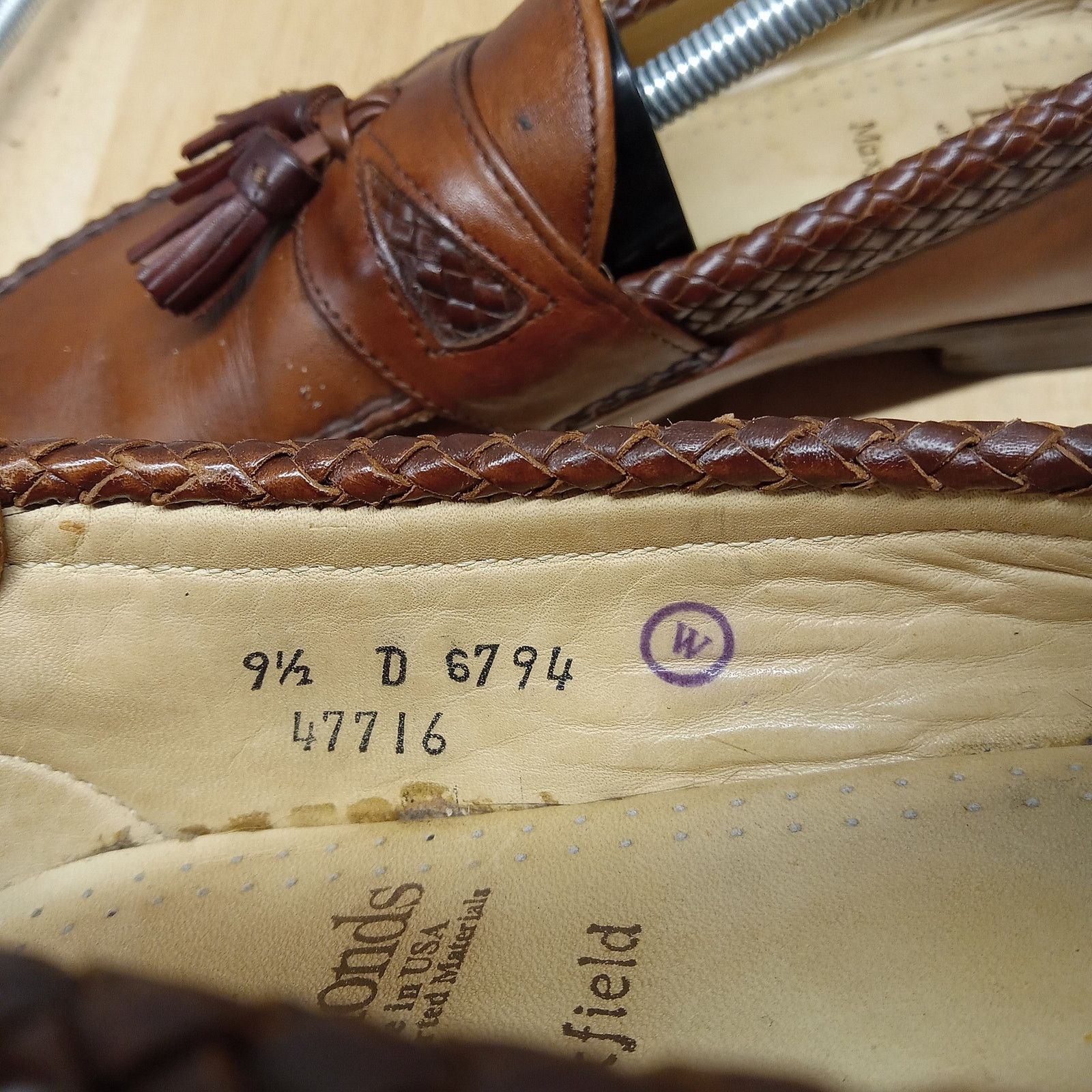 Allen Edmonds Allen Edmonds Maxfield Shoes Mens 9 1/2 Leather Tassel Brown Size US 9.5 / EU 42-43 - 7 Thumbnail