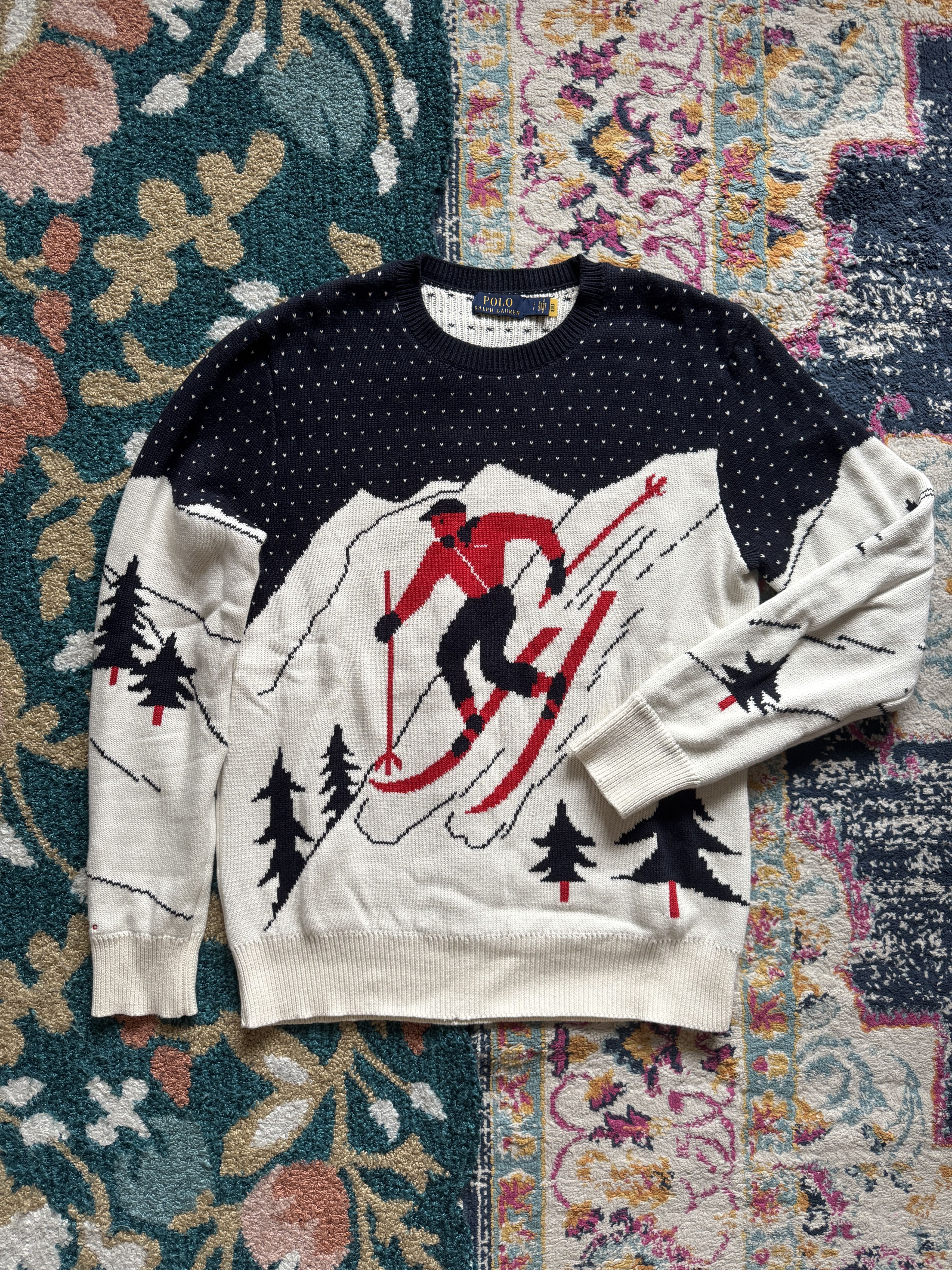 Polo Ralph Lauren Polo Ski Slopes Knit Sweater - Ralph Lauren Size US S / EU 44-46 / 1 - 1 Thumbnail