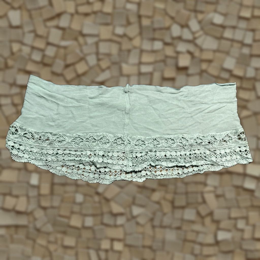 Vintage Simply Noelle Scarf Women's Green Floral Lace 10% Viscose Size ONE SIZE - 1 Thumbnail