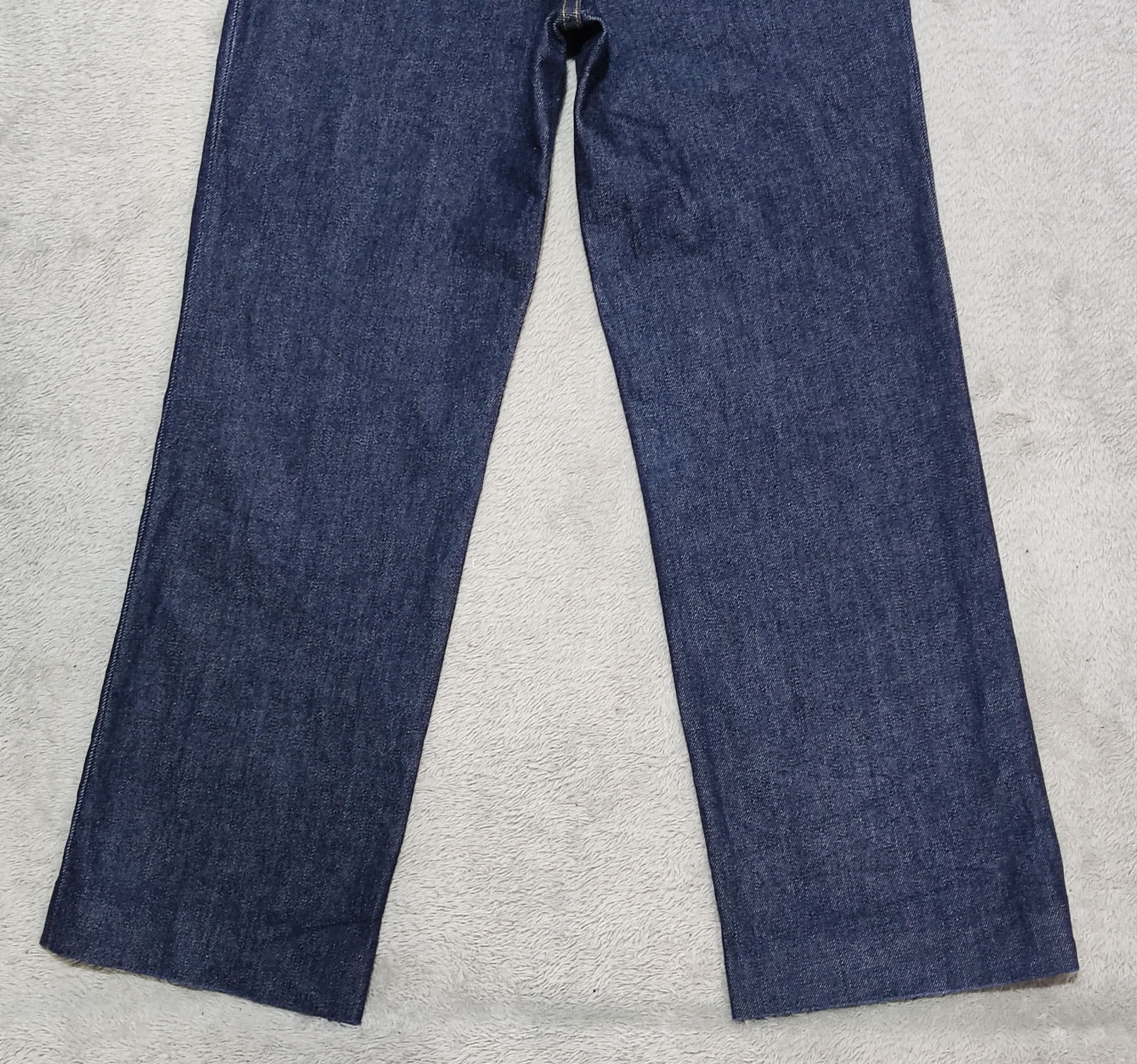 A.P.C. A.P.C. Sailor Jean Dark Indigo Wide Leg Raw Denim High Waist Size US 26 / EU 42 - 12 Thumbnail
