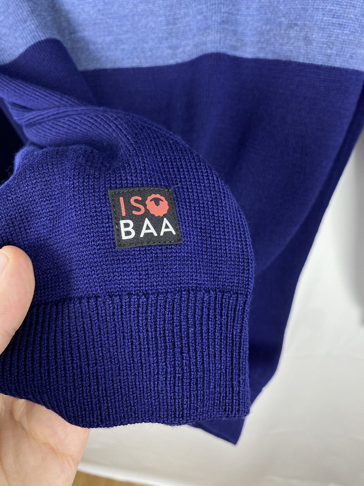 Designer Iso Baa Extra Fine Merino Wool Knit Sweater size L Size US L / EU 52-54 / 3 - 9 Thumbnail
