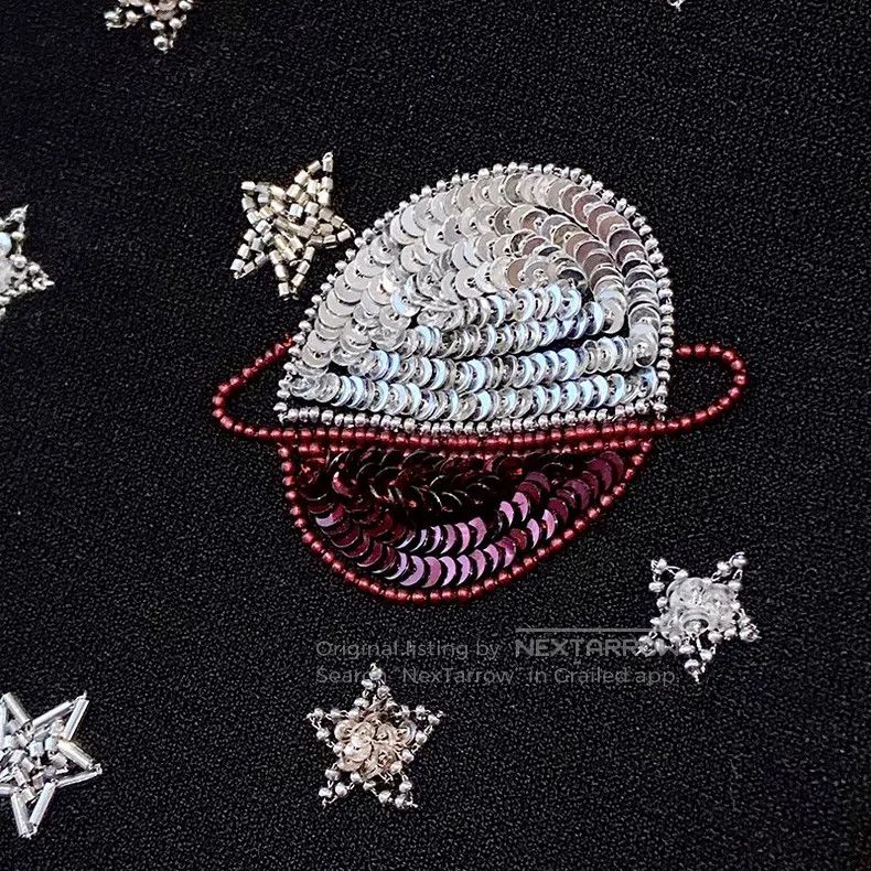 Valentino Valentino Beaded sequin cosmic star knit dress Size S / US 4 / IT 40 - 5 Thumbnail