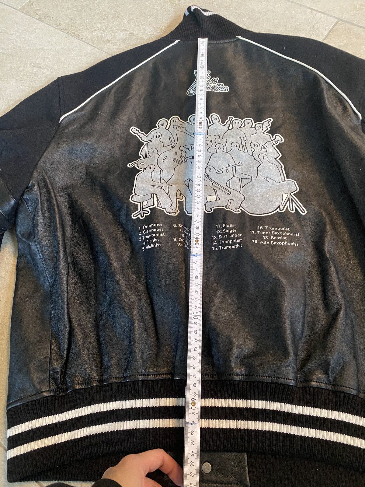 Louis Vuitton Louis Vuitton Black Musical Varsity Jacket Size US XL / EU 56 / 4 - 6 Thumbnail