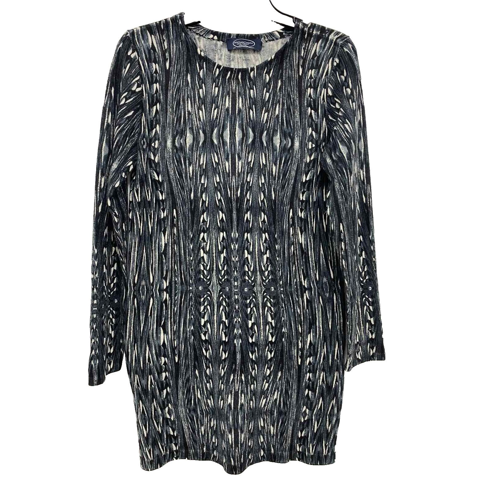 MAGASCHONI Dress Madi Long Sleeve 100% Cashmere M A000130