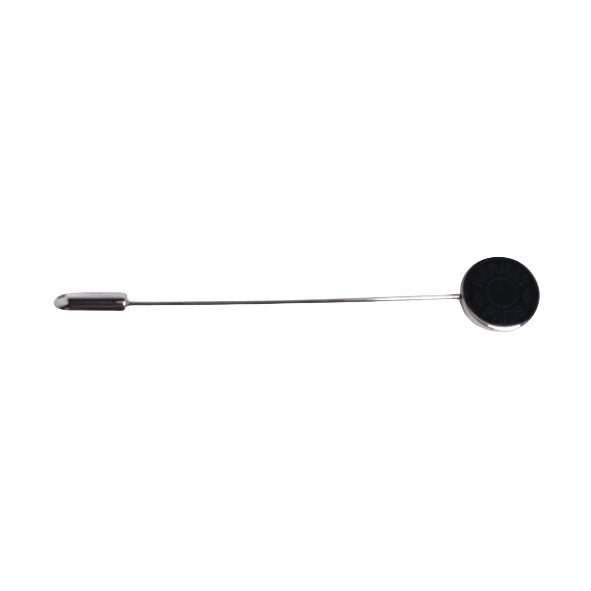 image of Hermes Brooch in Silver, Women's