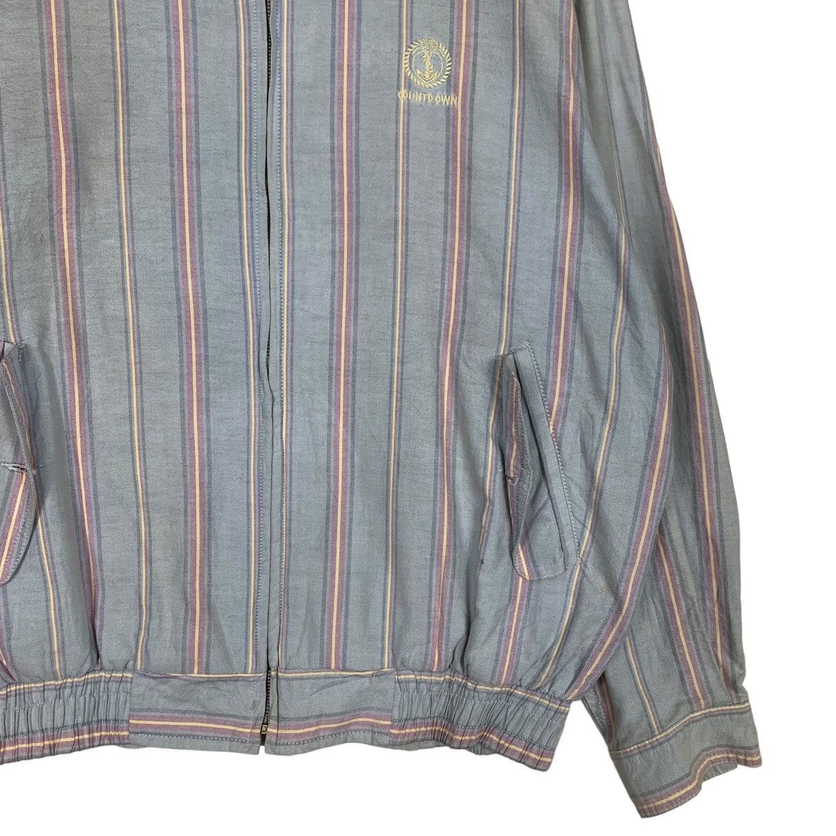 Japanese Brand COUNTDOWN Striped Casual Outfits Light Jacket #1062-C48 Size US L / EU 52-54 / 3 - 4 Thumbnail