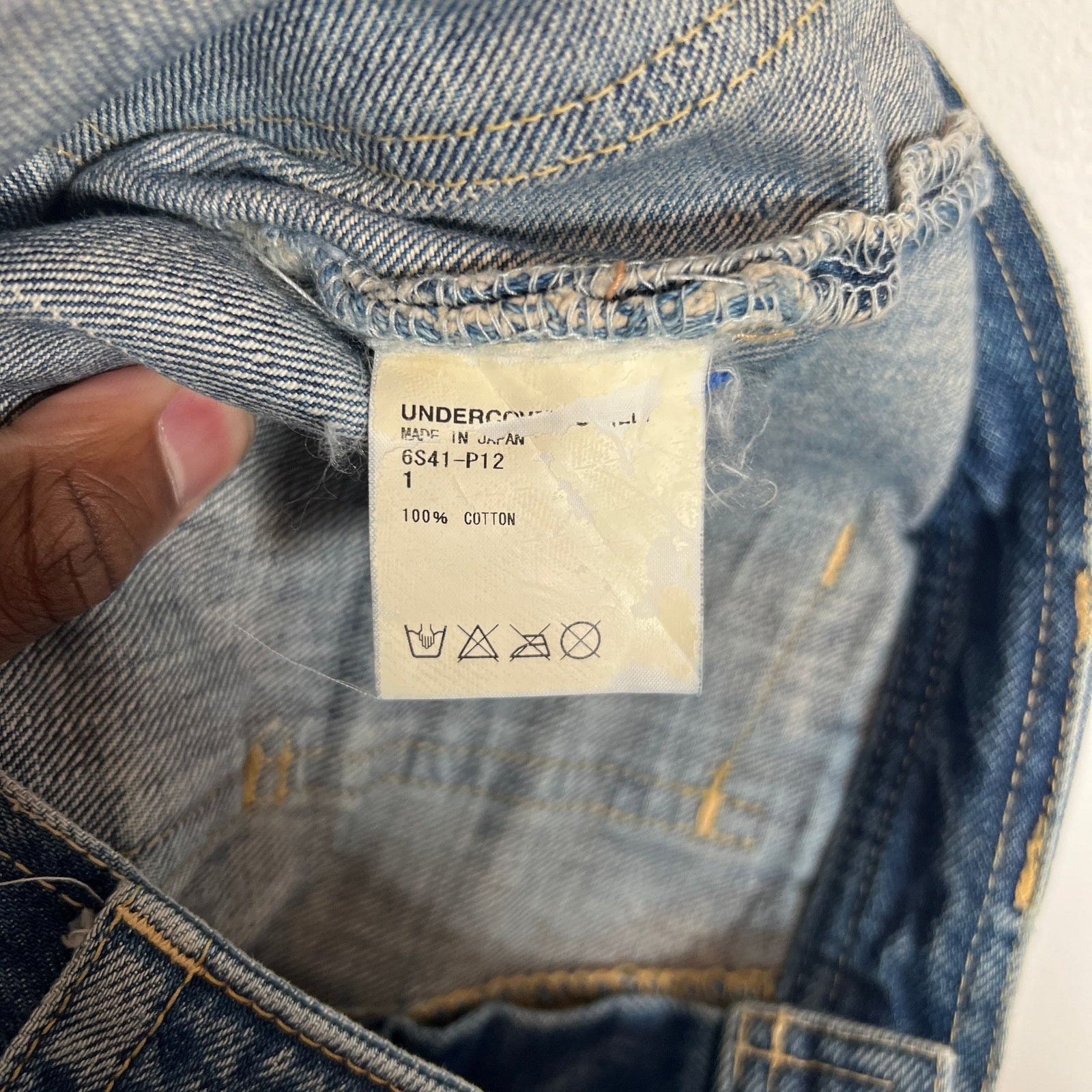 Undercover Undercover SS06 'Chuuut' Klaus Denim Cargo Jeans Size 1 Size US 28 / EU 44 - 4 Thumbnail