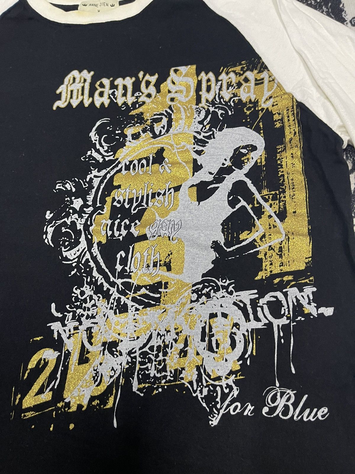 Japanese Brand 2000s HYSTERIC GLAMOUR INSPIRED 3QUATER SHIRT Size US M / EU 48-50 / 2 - 8 Thumbnail