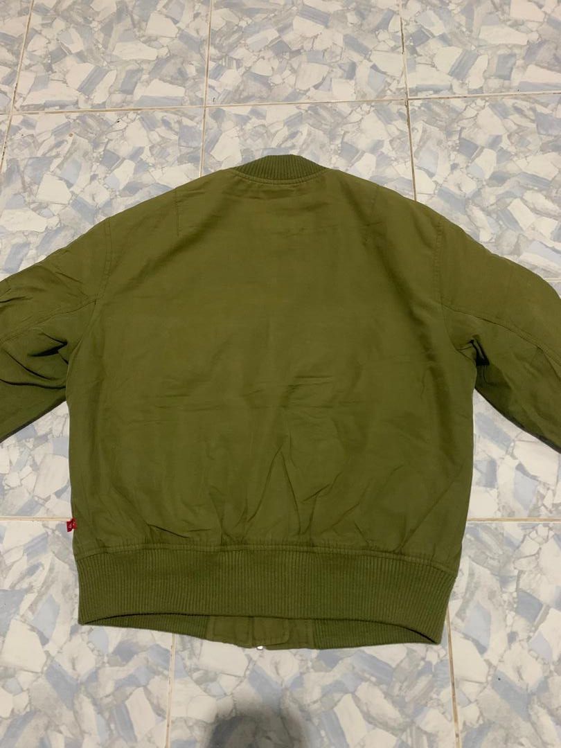 Dickies DICKIES BOMBER Jacket Faded green Army Size US M / EU 48-50 / 2 - 4 Thumbnail