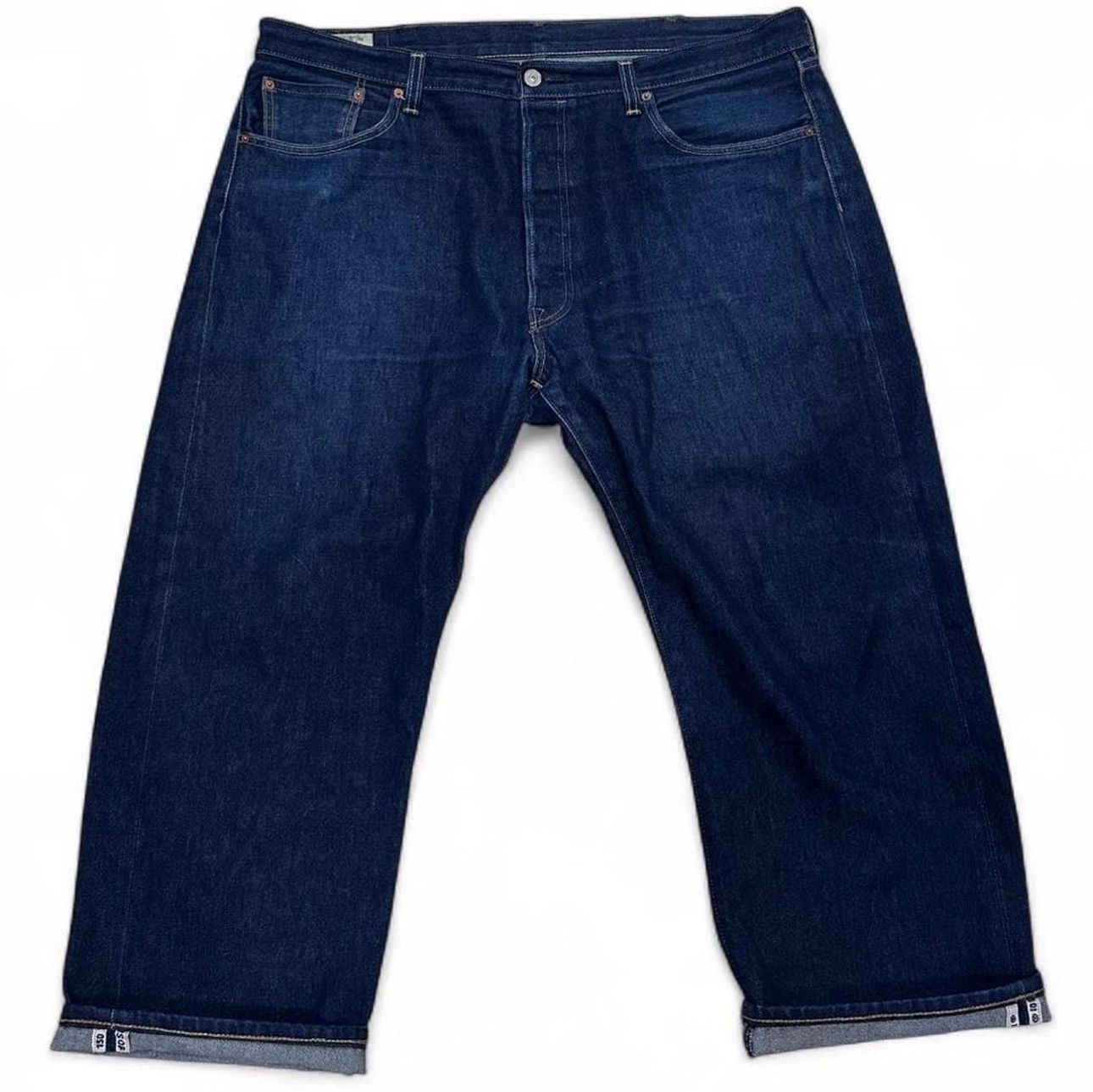 Levi's Levi's 501 Dark Indigo selvedge denim 150 year anniversary. Size US 40 / EU 56 - 1 Thumbnail