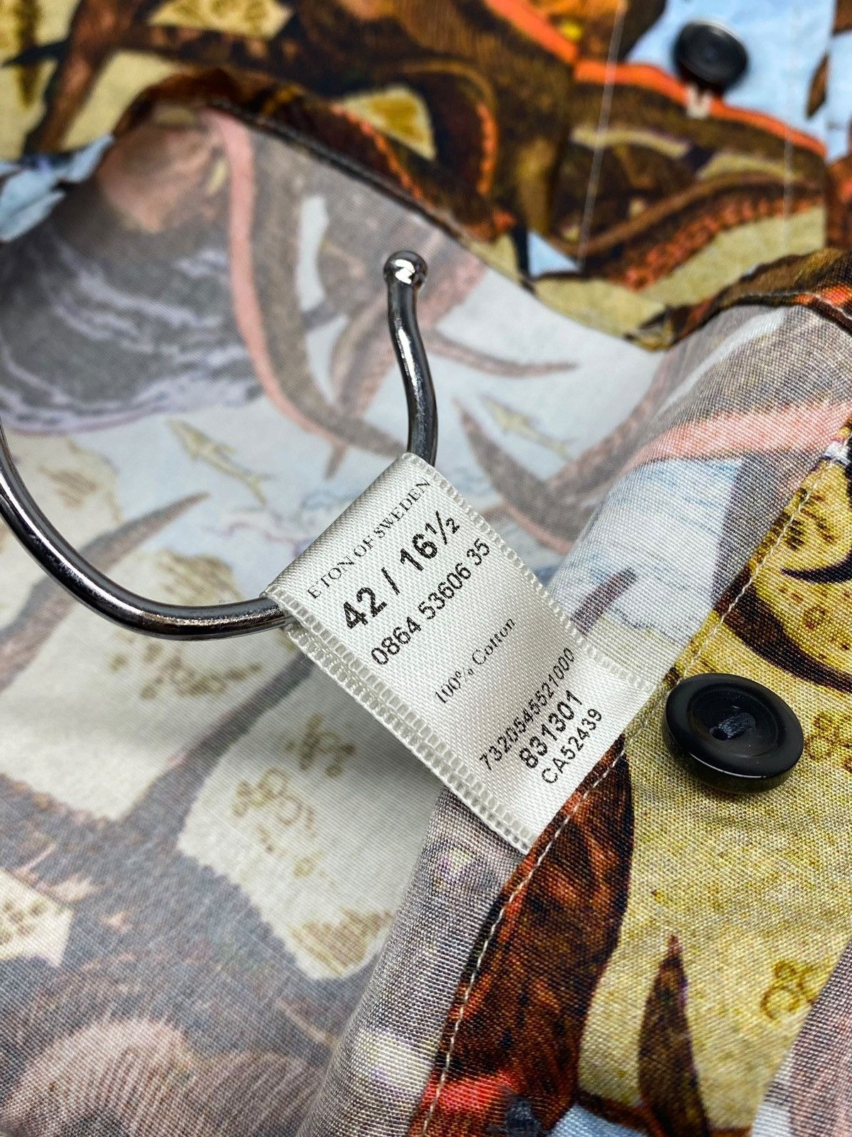 Eton Eton All Over Print Luxury Shirt Octopus Animal Museum Vibes Size US L / EU 52-54 / 3 - 20 Thumbnail