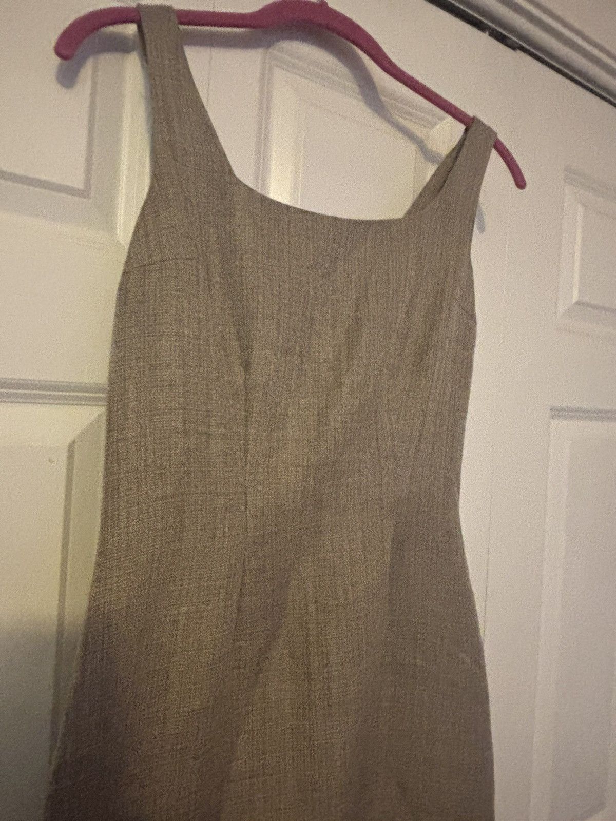 Vintage Vintage Retro Style Linen fitted Mini Dress Size Small Size S / US 4 / IT 40 - 4 Thumbnail