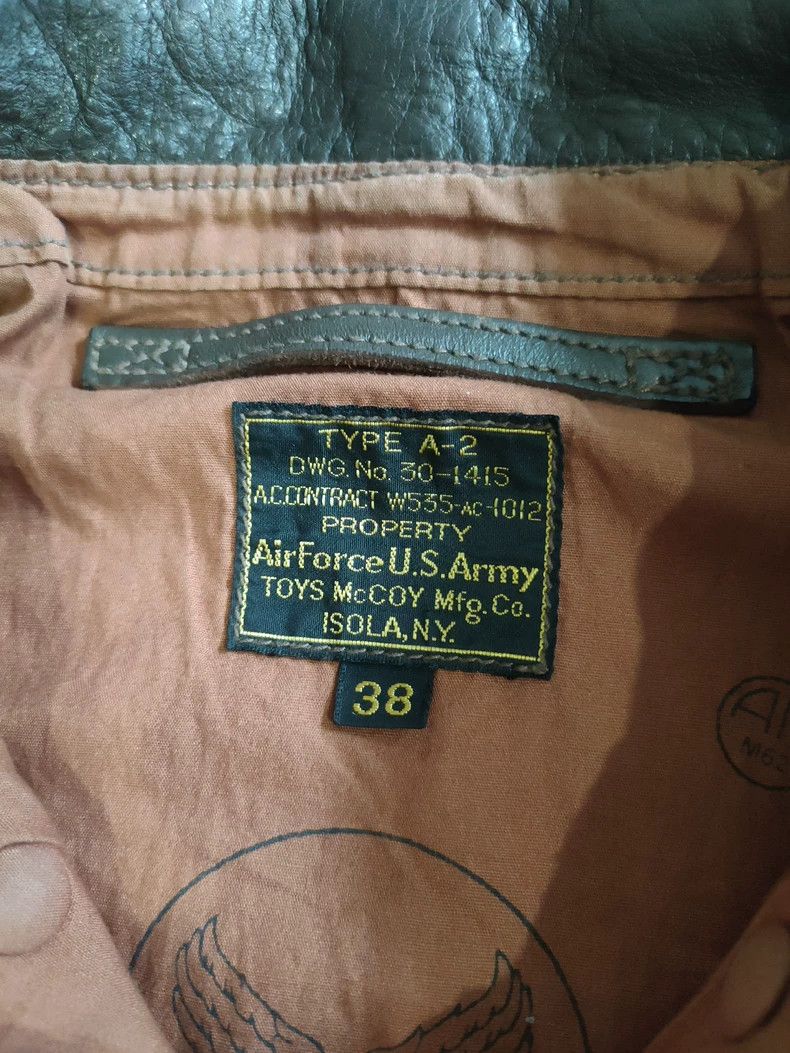 The Real McCoy's The REAL McCOY'S A2 Pilot Jacket with Horsehide Size US M / EU 48-50 / 2 - 6 Thumbnail