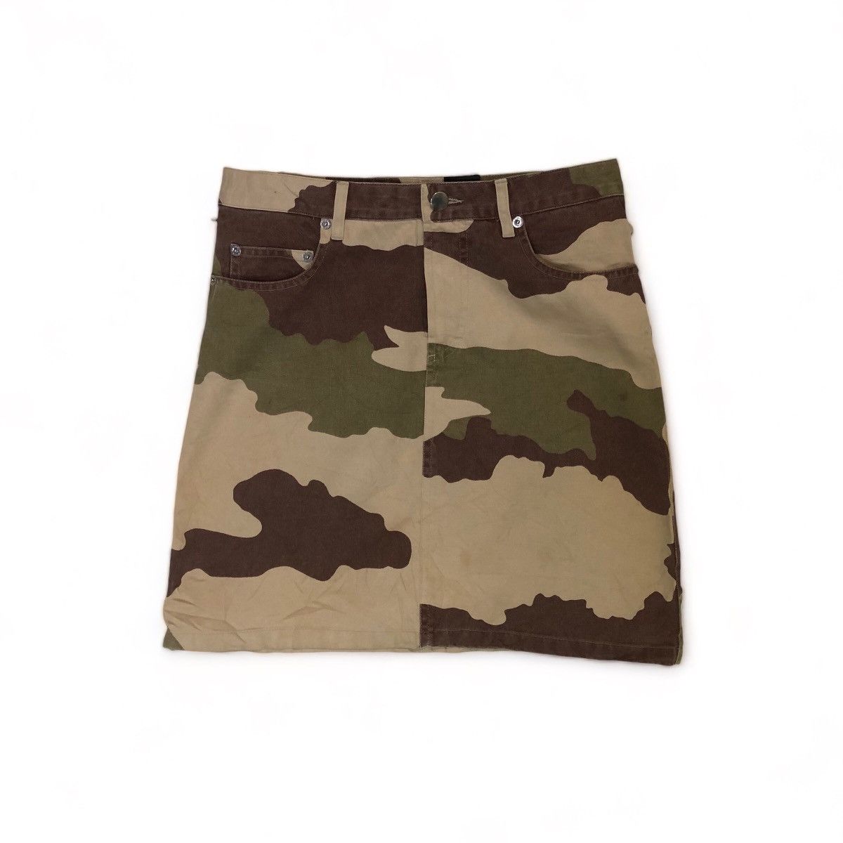 Vintage APC Camouflage Mini Skirt