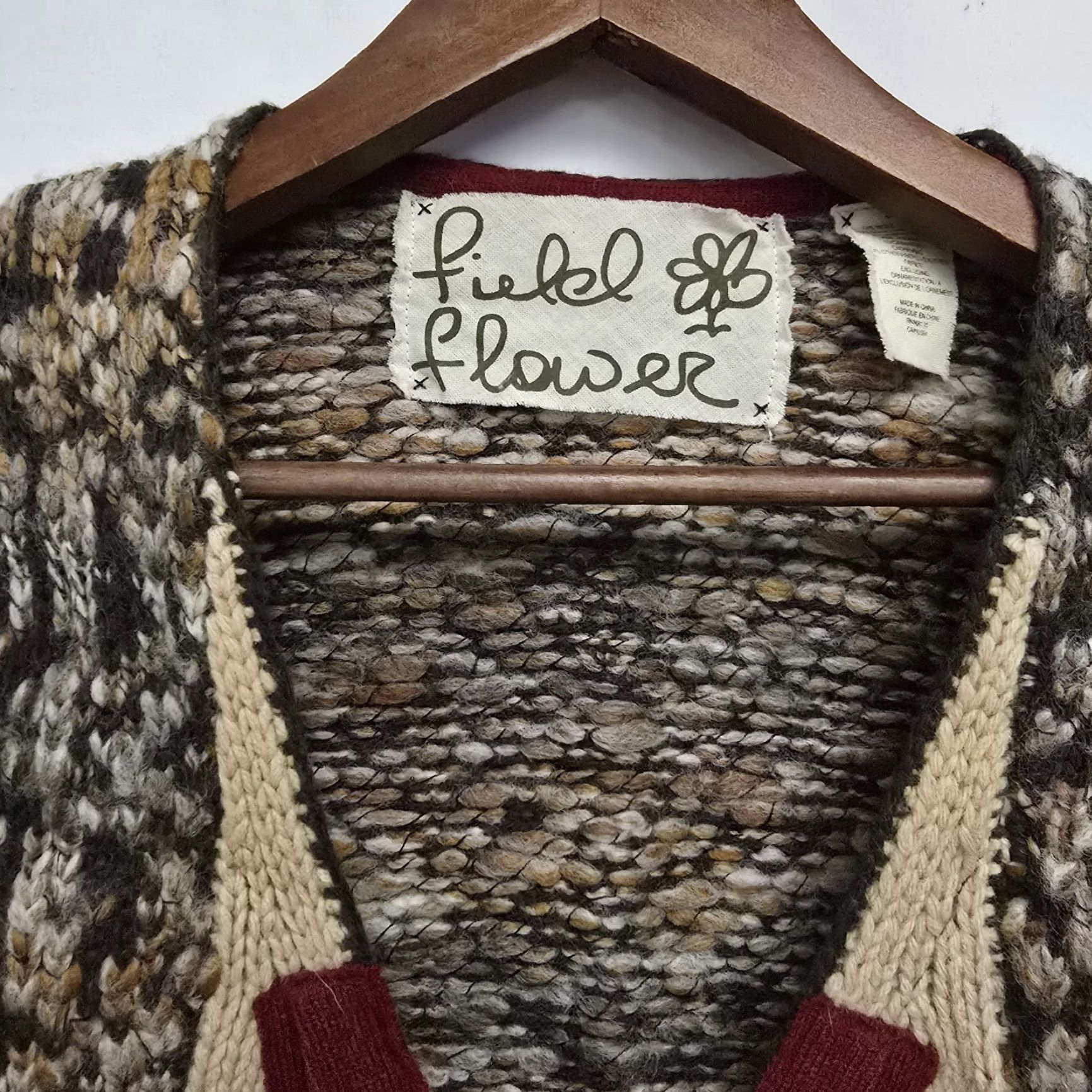 Anthropologie Anthropologie Field Flower Cardigan Sweater Size S Multicolor Floral Knit Women Bohemian Long Sleeve Cardigan Therapy Size S / US 4 / IT 40 - 6 Thumbnail