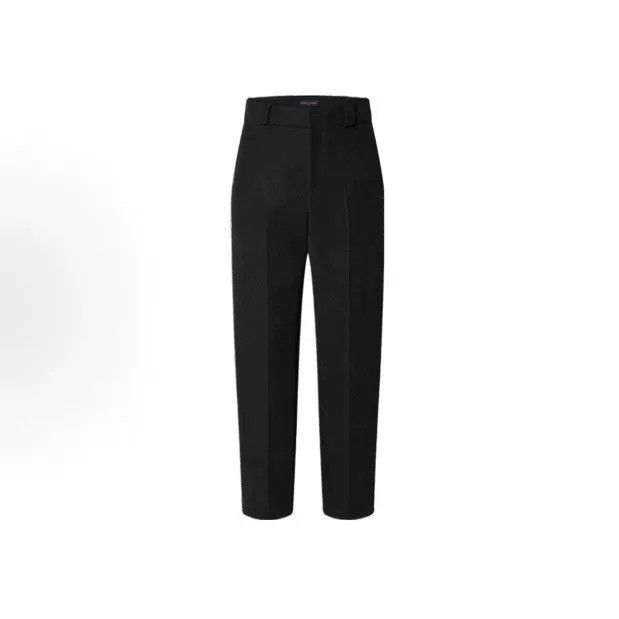 Louis Vuitton Louis Vuitton Black Side Logo Trousers Size US 28 / EU 44 - 1 Thumbnail