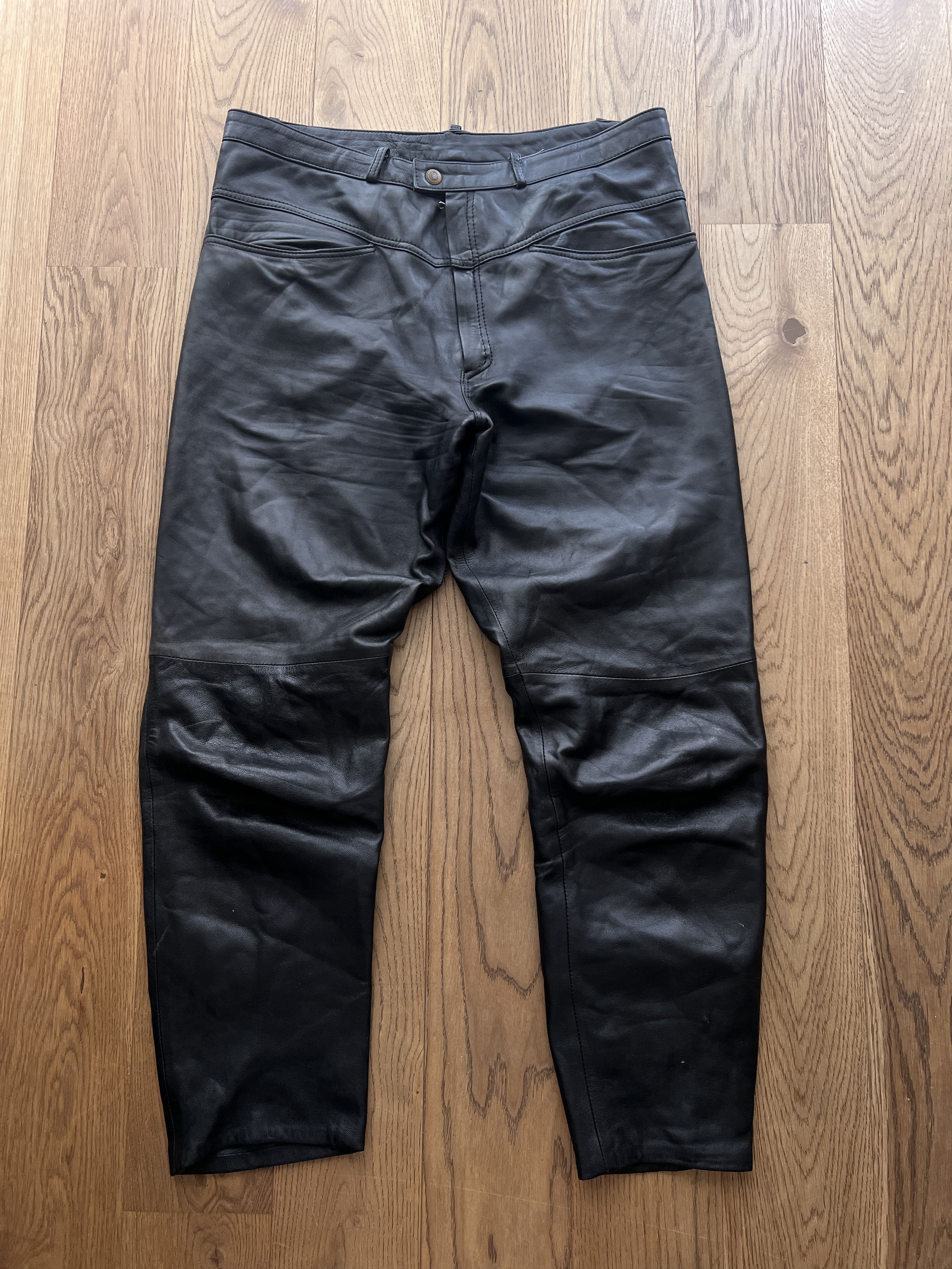 Hysteric Glamour VIntage soft leather pants yohji yamamoto diesel opium style Size US 36 / EU 52 - 3 Thumbnail