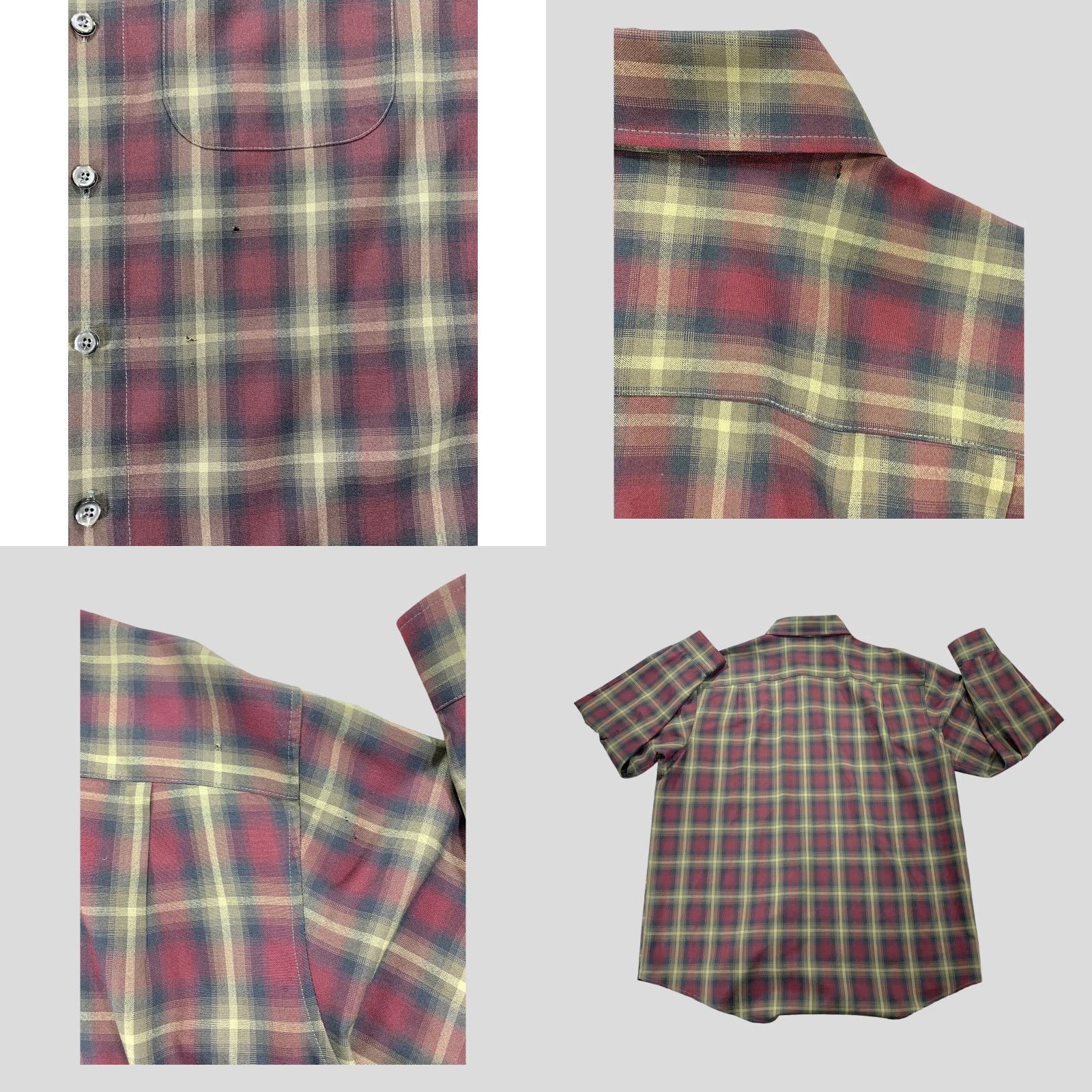 Pendleton VINTAGE Pendleton Shirt Mens XL Sir Pendleton Worsted Wool Plaid Button-Down *FLAW* Size US XL / EU 56 / 4 - 8 Thumbnail
