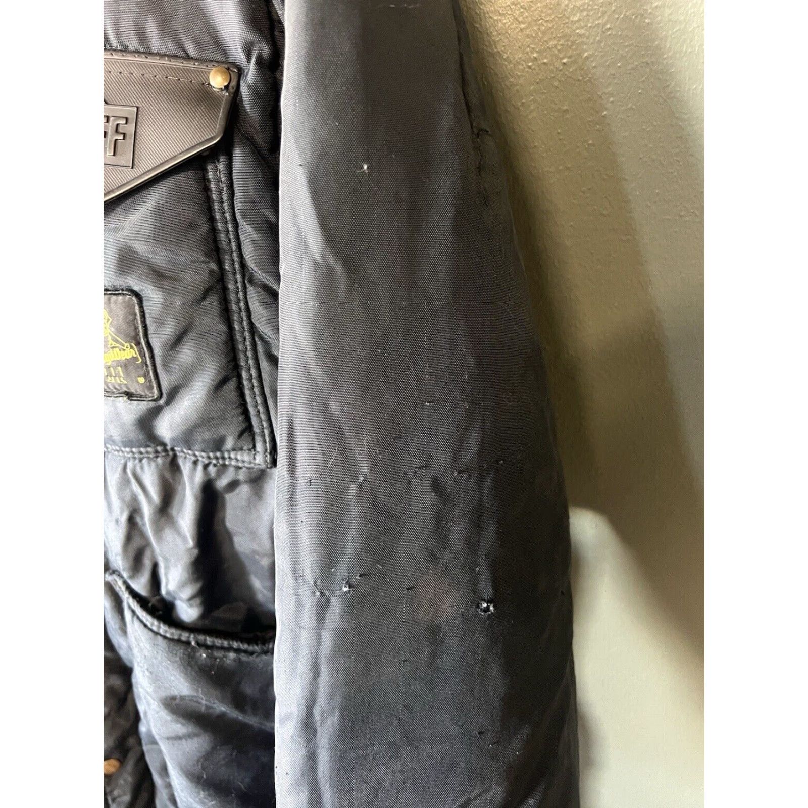 Refrigiwear RefrigiWear Jacket Mens Insulated Iron-Tuff Workwear Blue Medium Collar Fleece Size US M / EU 48-50 / 2 - 4 Thumbnail