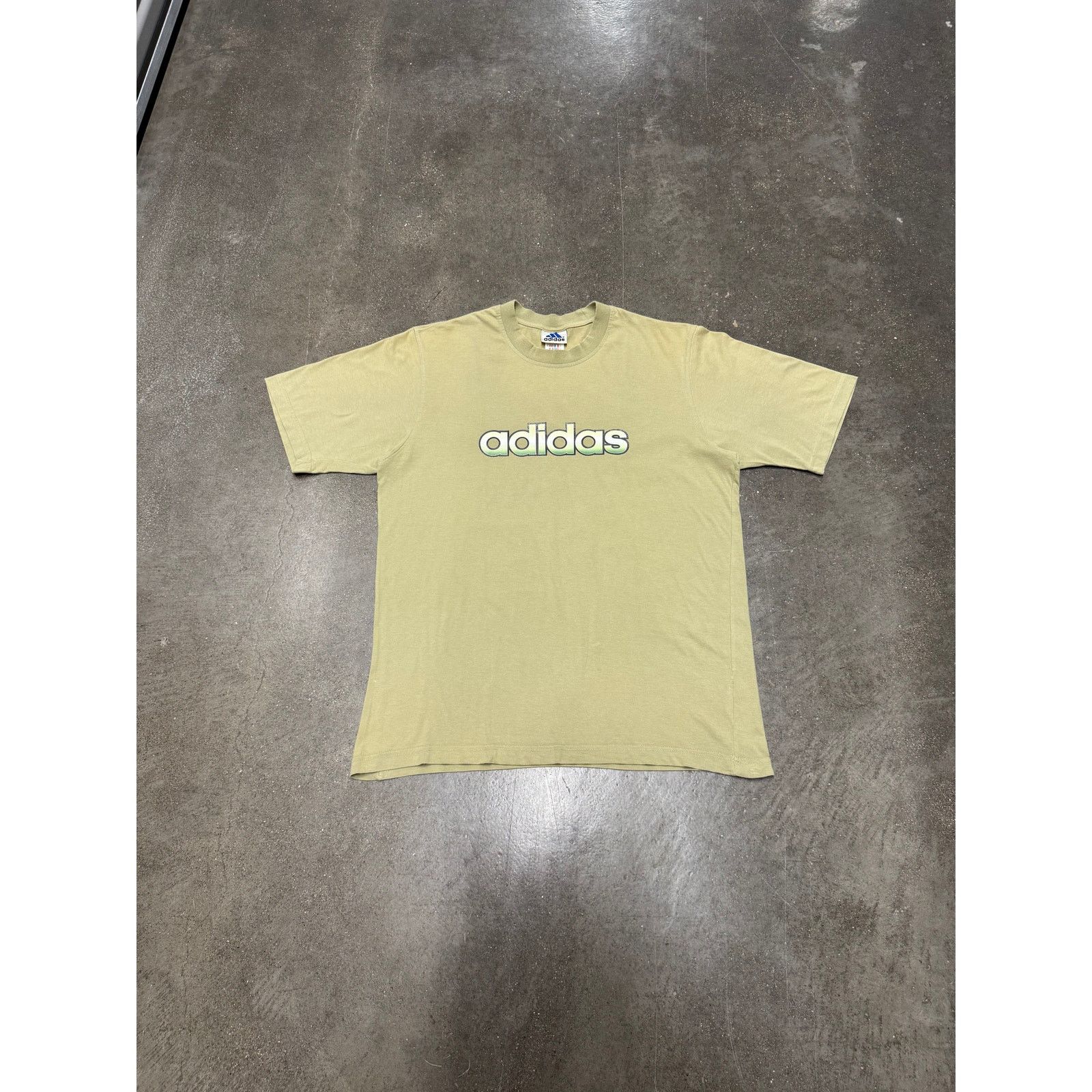 Adidas Vintage 1990s Adidas Soccer T-Shirt Size US L / EU 52-54 / 3 - 1 Thumbnail