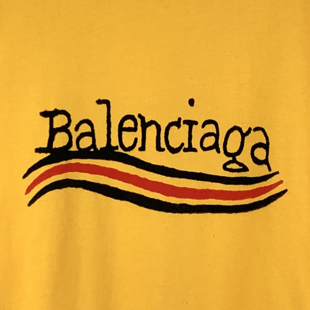 Balenciaga Balenciaga Logo T-Shirt Yellow (M) Size US M / EU 48-50 / 2 - 4 Thumbnail