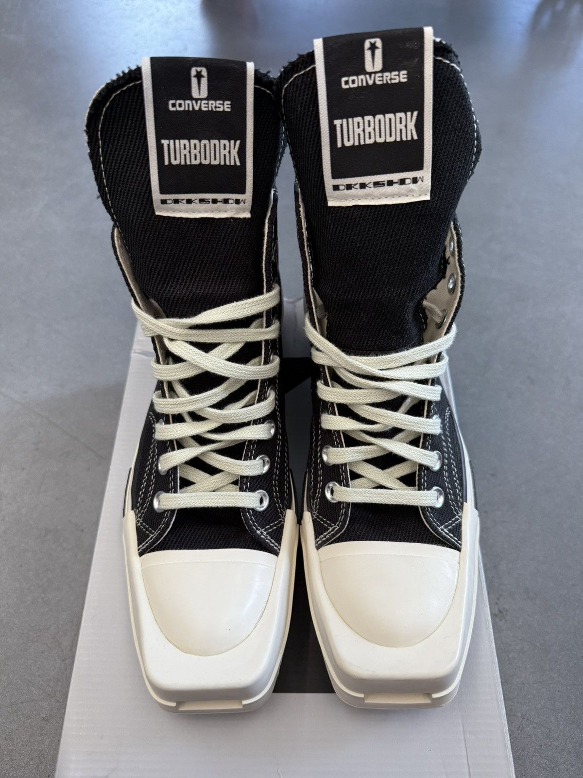Converse × Rick Owens Drkshdw Converse TURBODRK Chuck Taylor All Star Rick Owens DRKSHDW Size US 8 / EU 41 - 9 Thumbnail