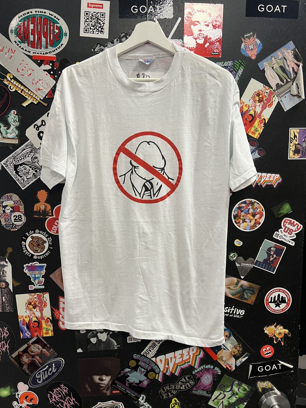 Vintage Vintage No Dickheads Penis Protest Shirt Size US XL / EU 56 / 4 - 1 Thumbnail