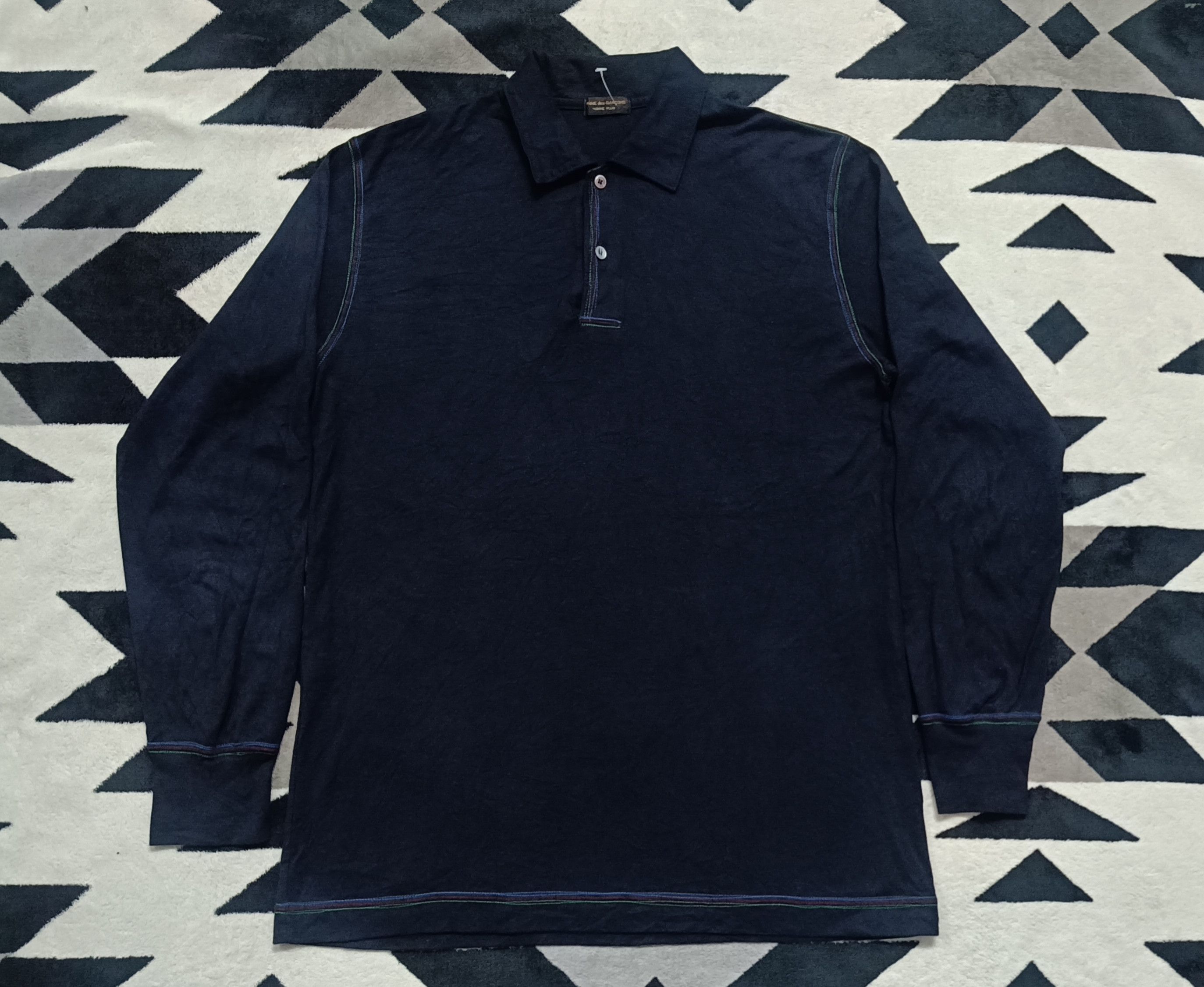 Comme des Garcons Homme Plus 🔥🔥Vintage Comme Des Garcons Long Sleeve Tee Size US M / EU 48-50 / 2 - 2 Thumbnail