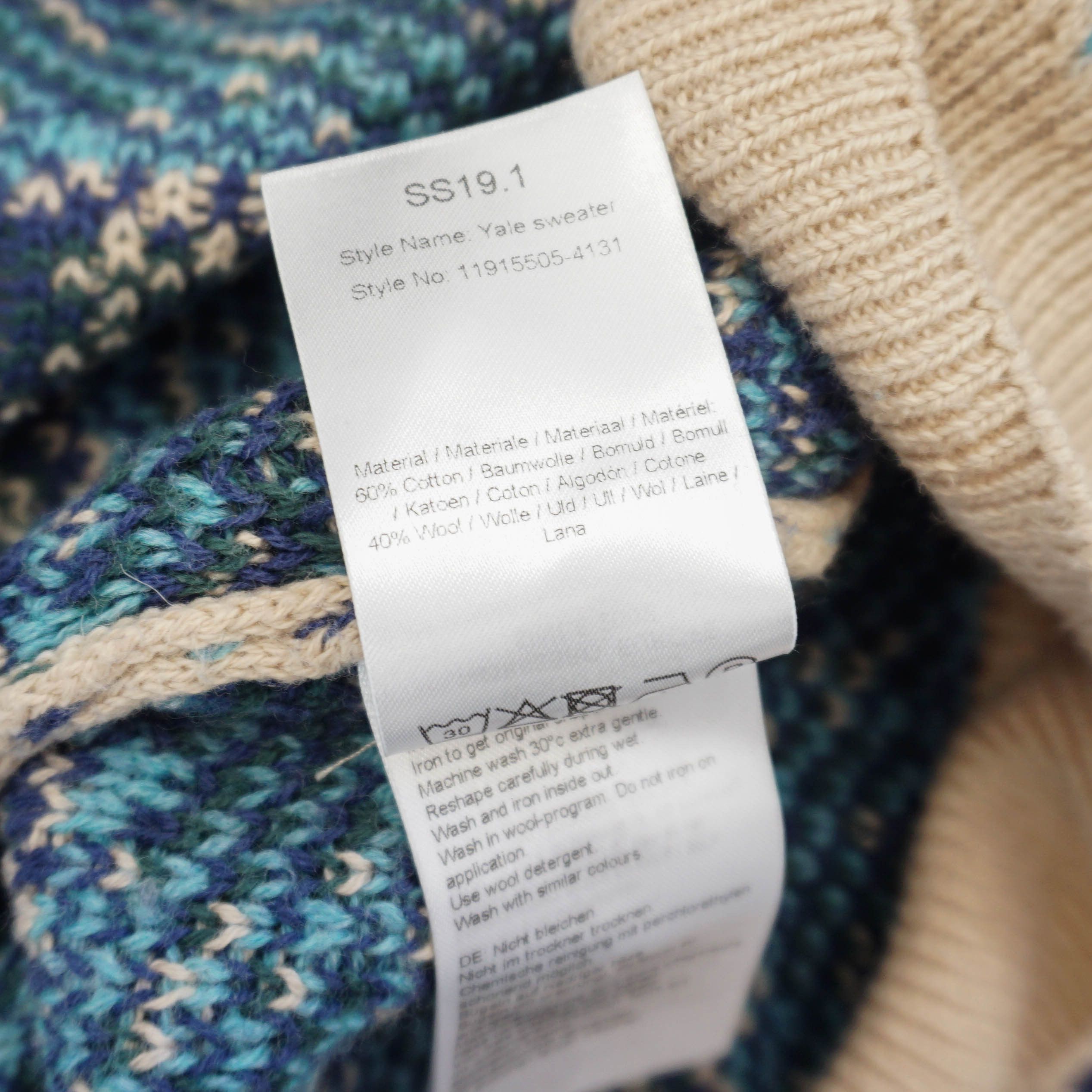 Wood Wood SS19 Knitted Wool Sweater Size US S / EU 44-46 / 1 - 4 Thumbnail