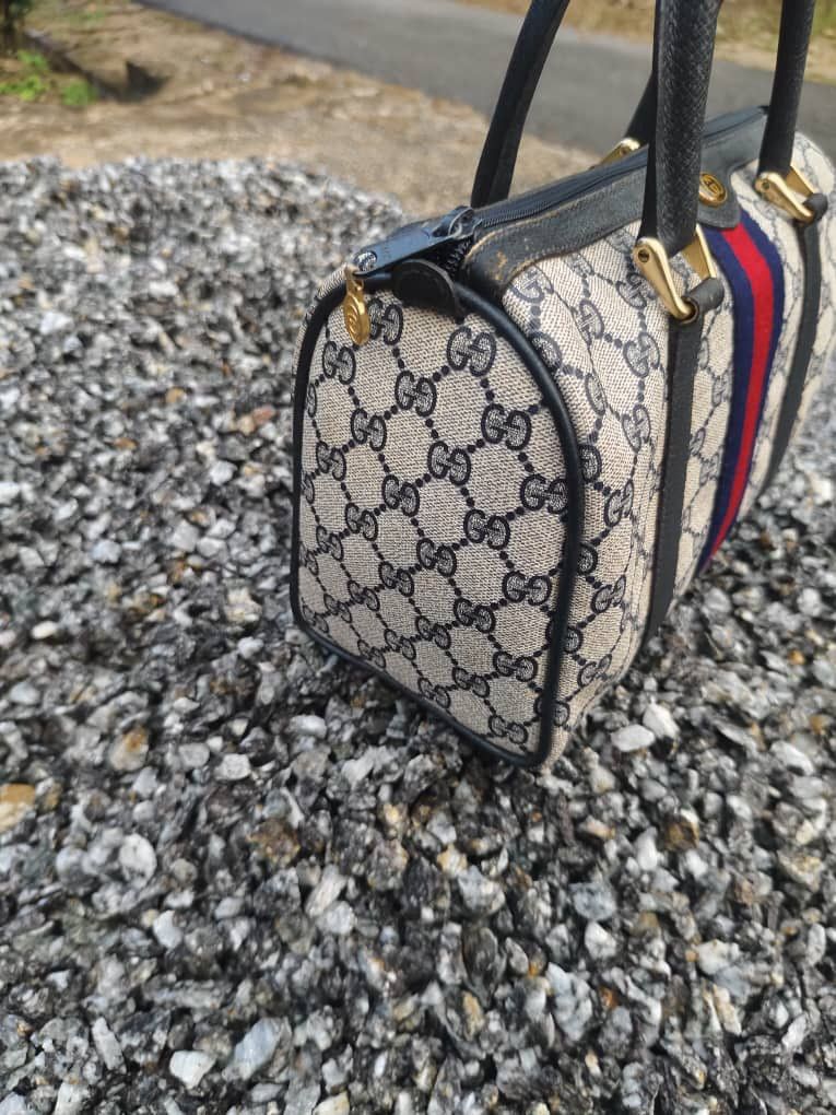 Gucci Authentic GUCCI Boston Speedy Monogram Handbag Size ONE SIZE - 6 Thumbnail
