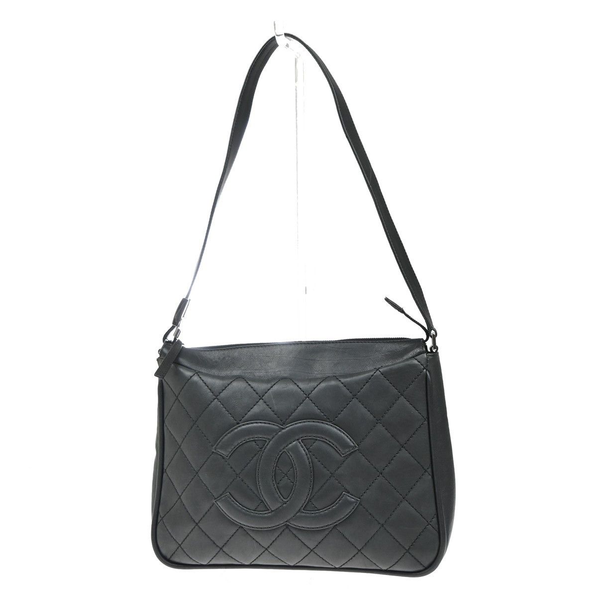 Chanel Chanel Vintage Timeless CC Adjustable Shoulder Bag Quilted Calfskin Size ONE SIZE - 1 Thumbnail
