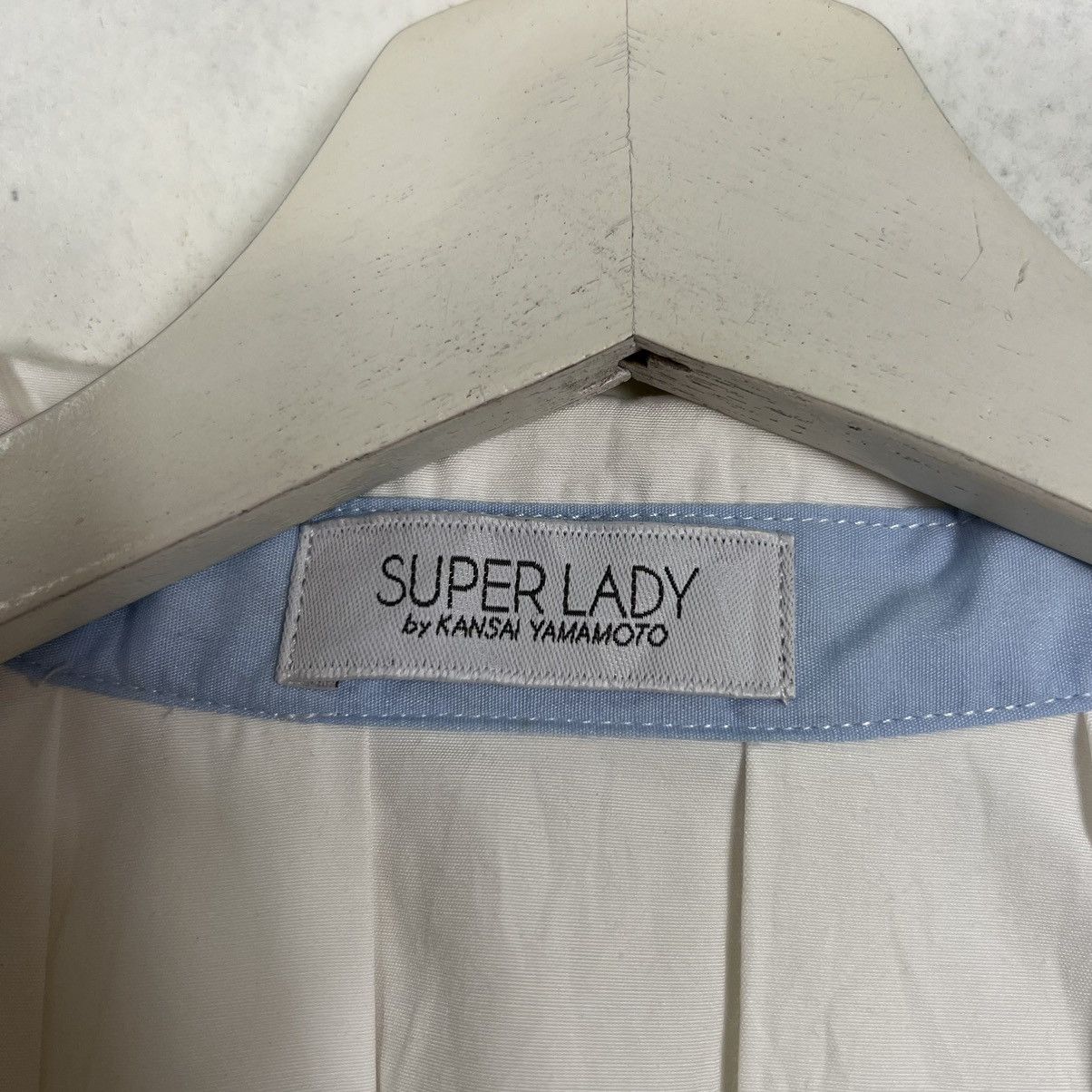 Kansai Yamamoto 🔥 SUPER LADY BY KANSAI YAMAMOTO ABSTRACK SHIRTS Size L / US 10 / IT 46 - 13 Thumbnail