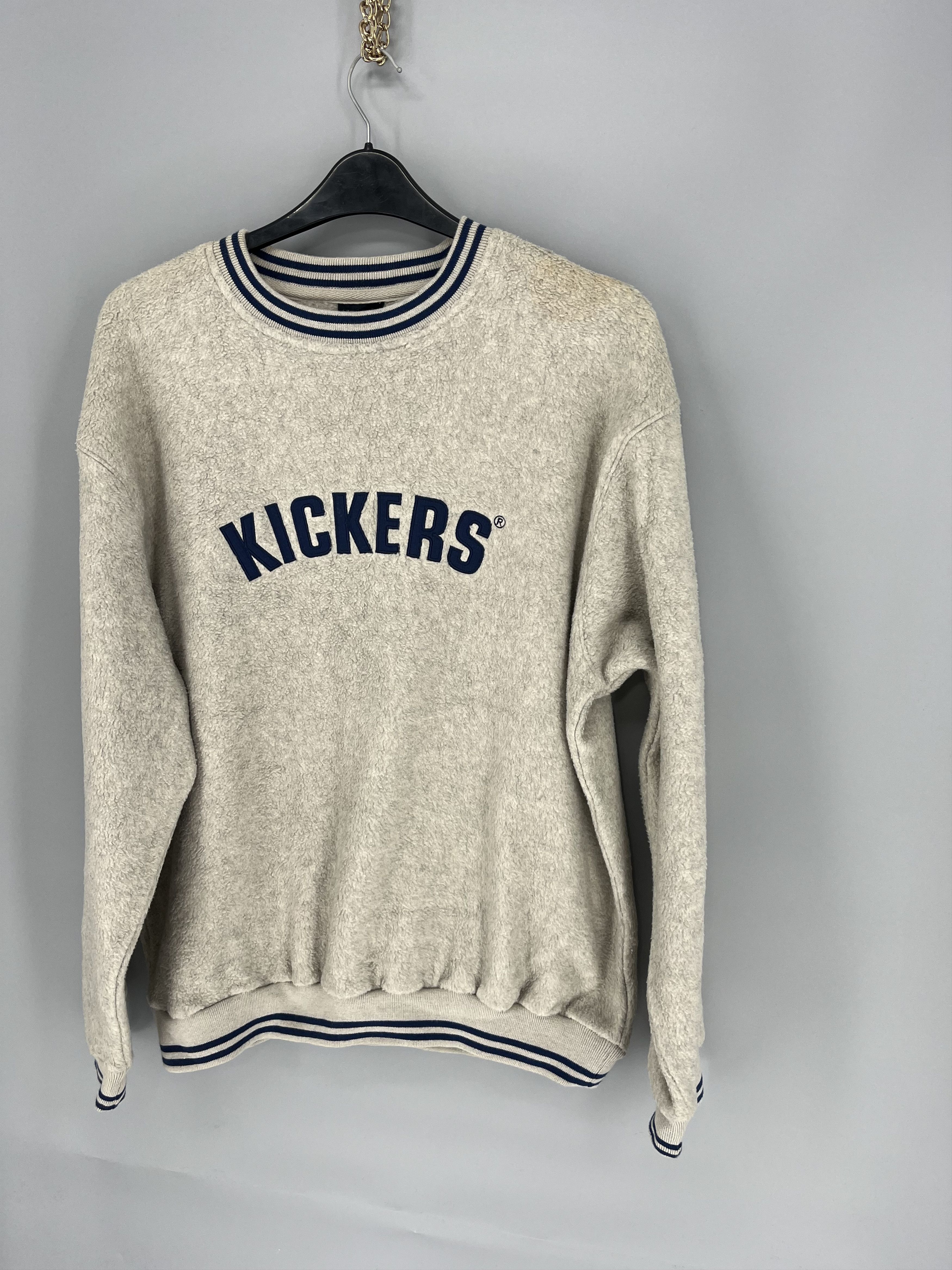 Kickers Vintage KICKERS LOGO FLEECE SWEATSHIRT SHERPA OLD 90s y2k Size US M / EU 48-50 / 2 - 3 Thumbnail