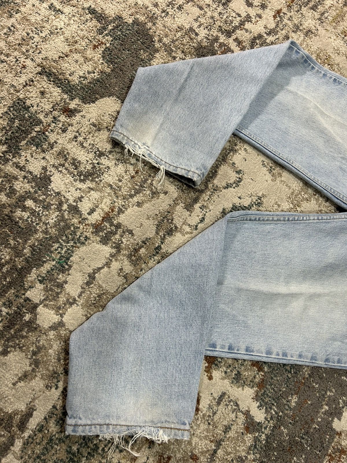 Levi's Vintage Made in USA Levi’s 505 Light Washed Distressed Denim Size US 32 / EU 48 - 6 Thumbnail