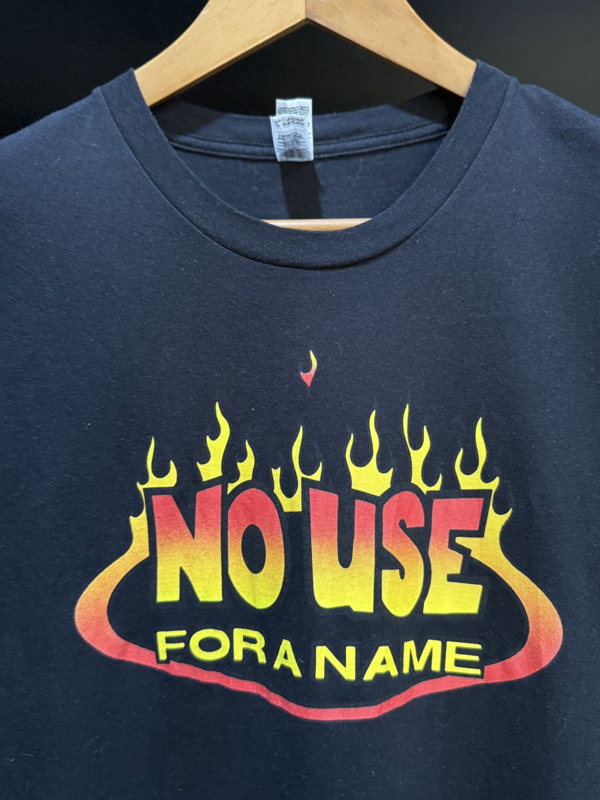 Band Tees No Use For A Nama Flame Promo Tee Size US L / EU 52-54 / 3 - 3 Thumbnail