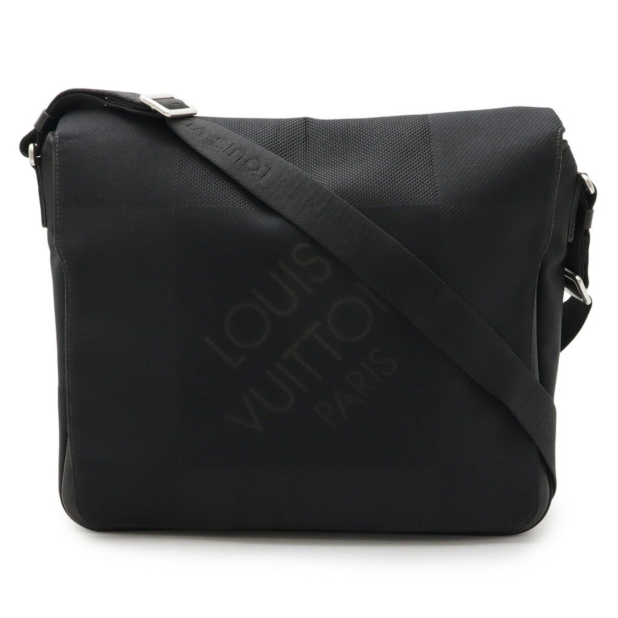 Louis Vuitton Damier Geant Messager Nm Shoulder Bag Noir Black M93225, Women's