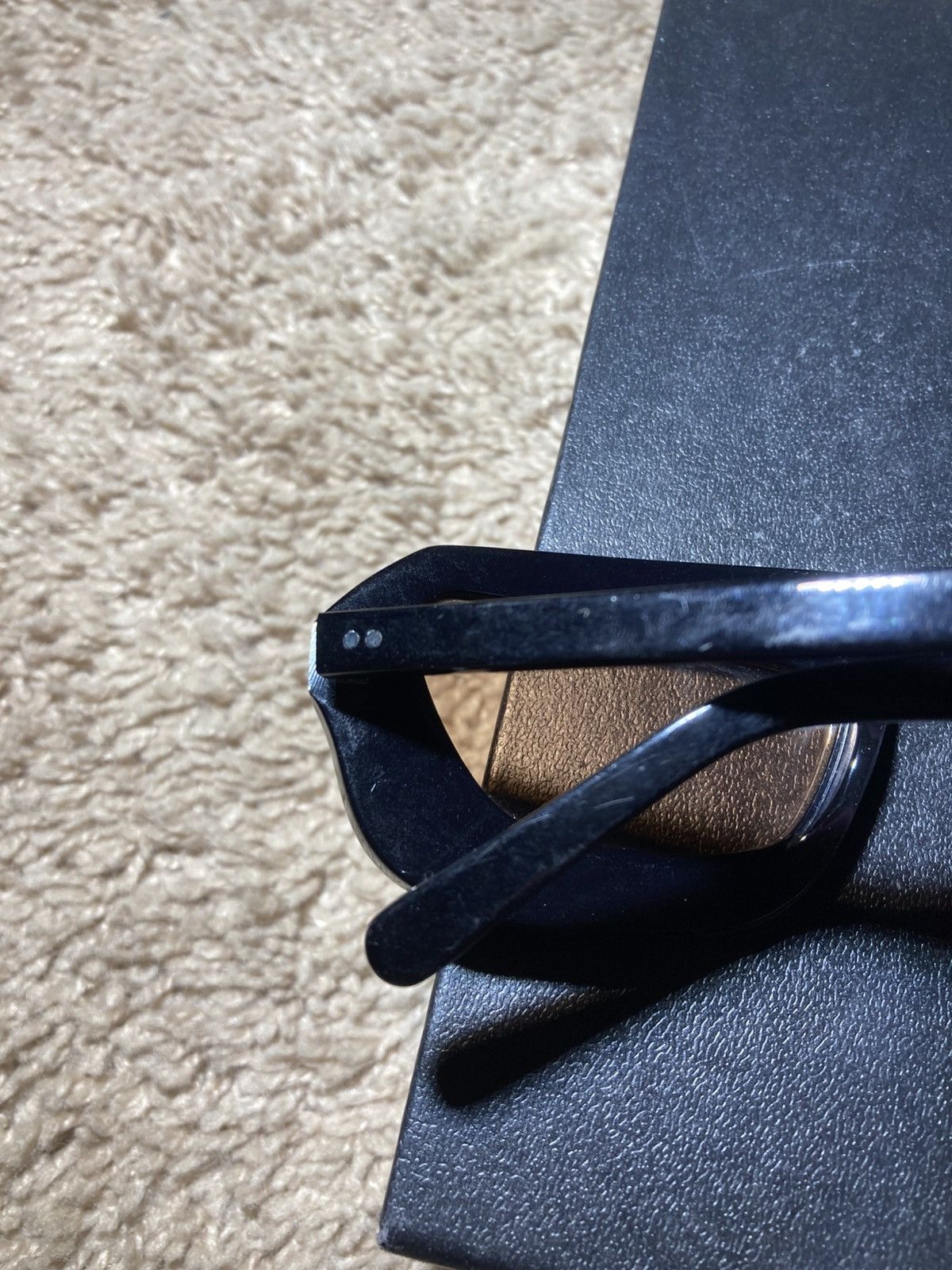 Martine Rose SS20 Martine Rose Owl London Black Visor Sunglasses 2020 Size ONE SIZE - 5 Thumbnail