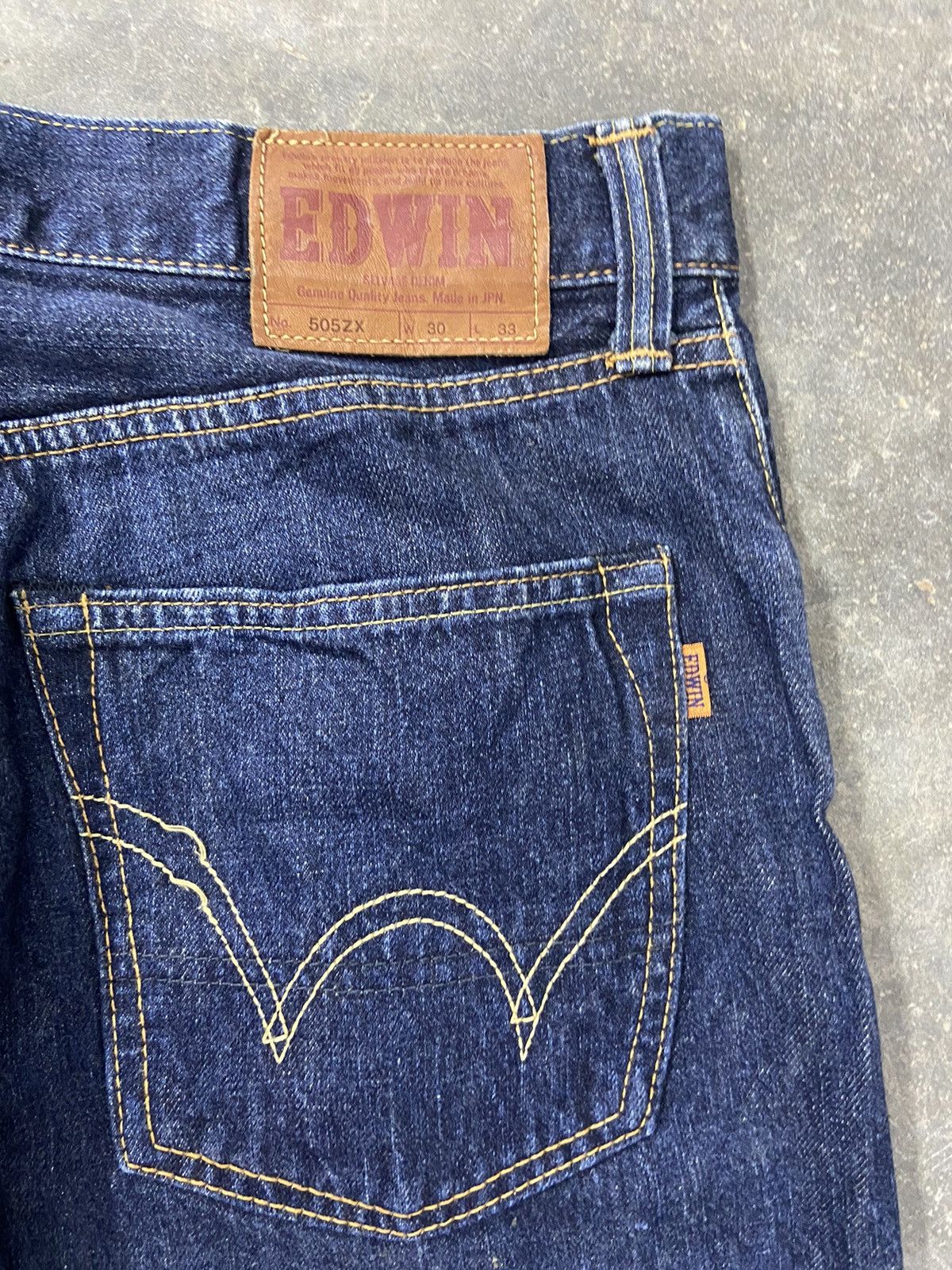Edwin 🔥 Vintage Edwin jeans Edwin 505ZX selvedge street fashion Size US 32 / EU 48 - 7 Thumbnail