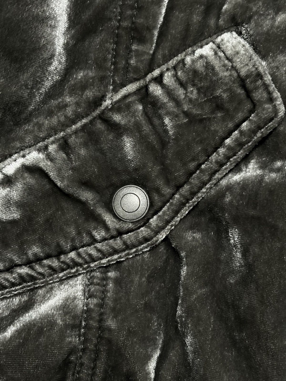 Free People Free People Jacket Velvet Bomber Full Zip Ruched Sleeves Size XS / US 0-2 / IT 36-38 - 5 Thumbnail