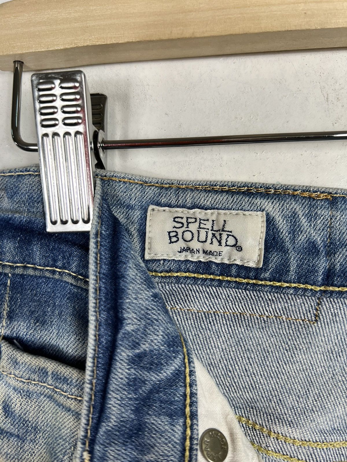 Spellbound 🔥 SPELLBOUND DYED BROKEN DISTRESSED DENIM JEANS Size US 30 / EU 46 - 13 Thumbnail