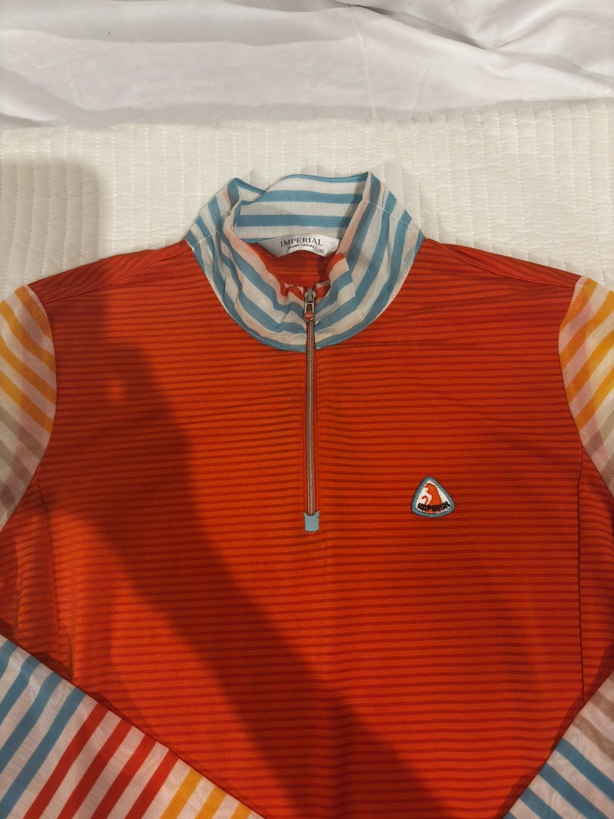 Imperial Long sleeve shirt with quarter zipper.wt416 Size S / US 4 / IT 40 - 2 Thumbnail