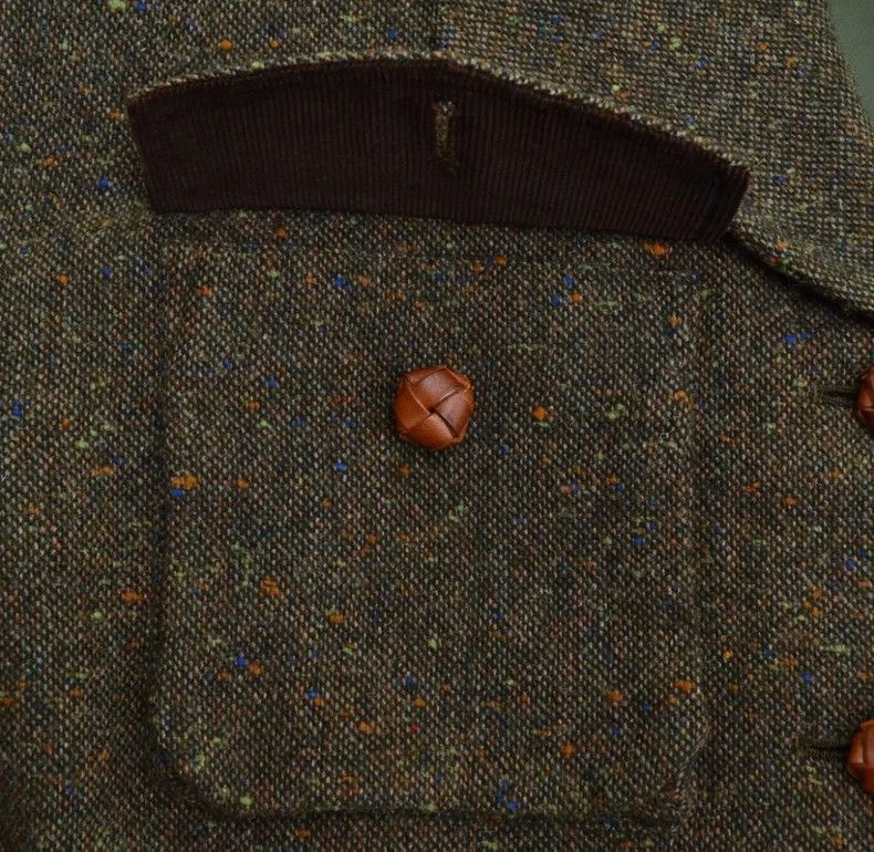 Issey Miyake issey miyake Walnut wood button wool jacket Size US M / EU 48-50 / 2 - 6 Thumbnail